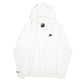 Mens White Nike Hoodie Full Zip Jumper