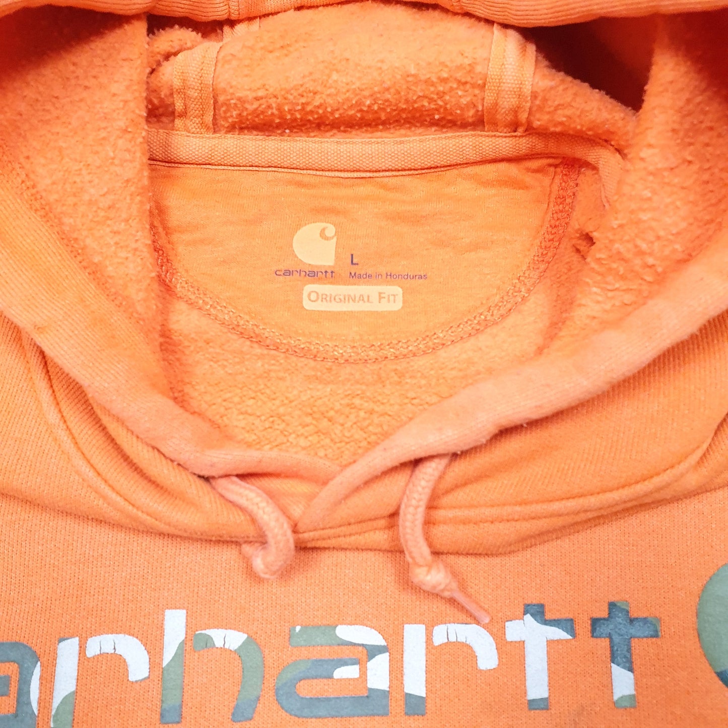 Mens Orange Carhartt  Hoodie Jumper