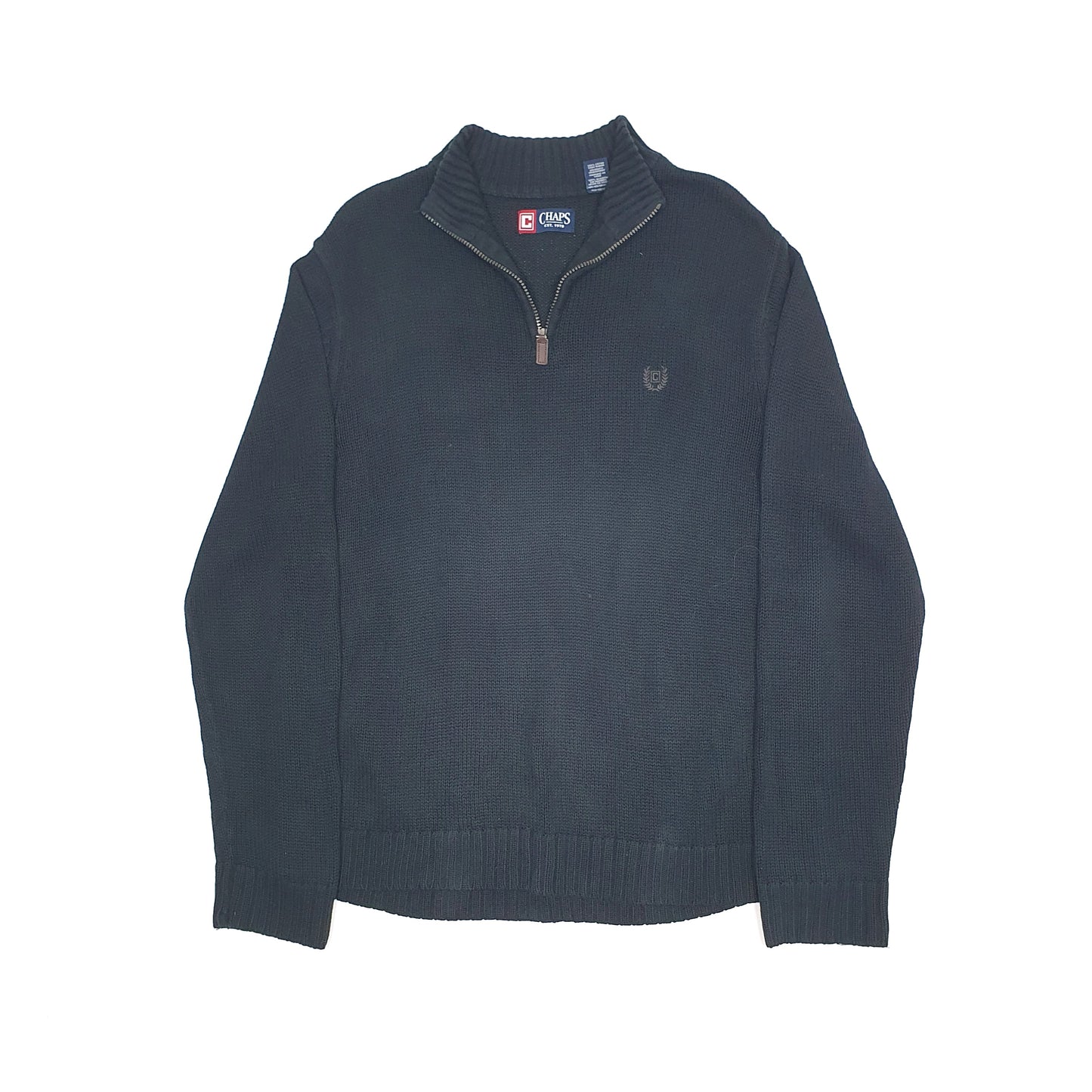 Chaps Quarter Zip L Black