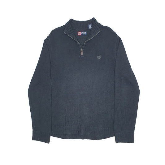 Chaps Quarter Zip L Black