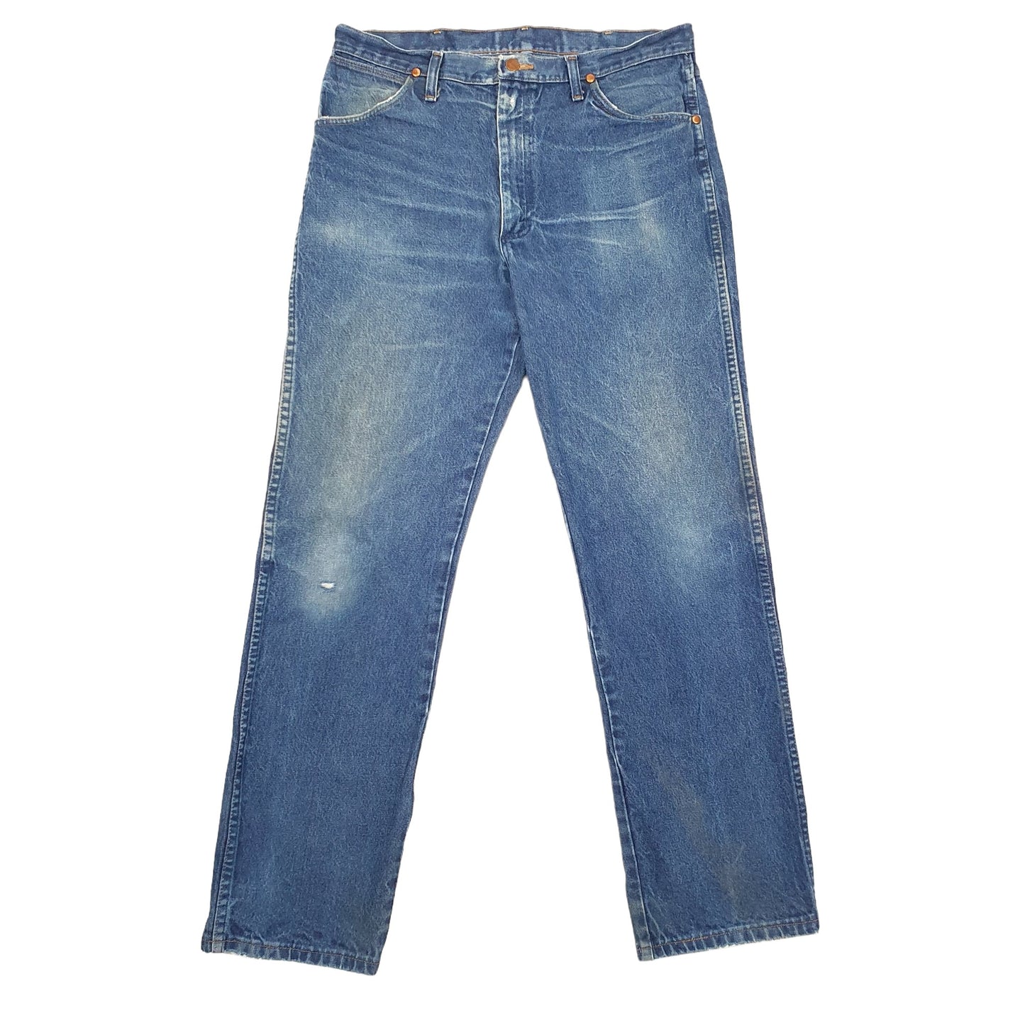 Wrangler Regular Straight Fit Jeans W35 L32 Blue