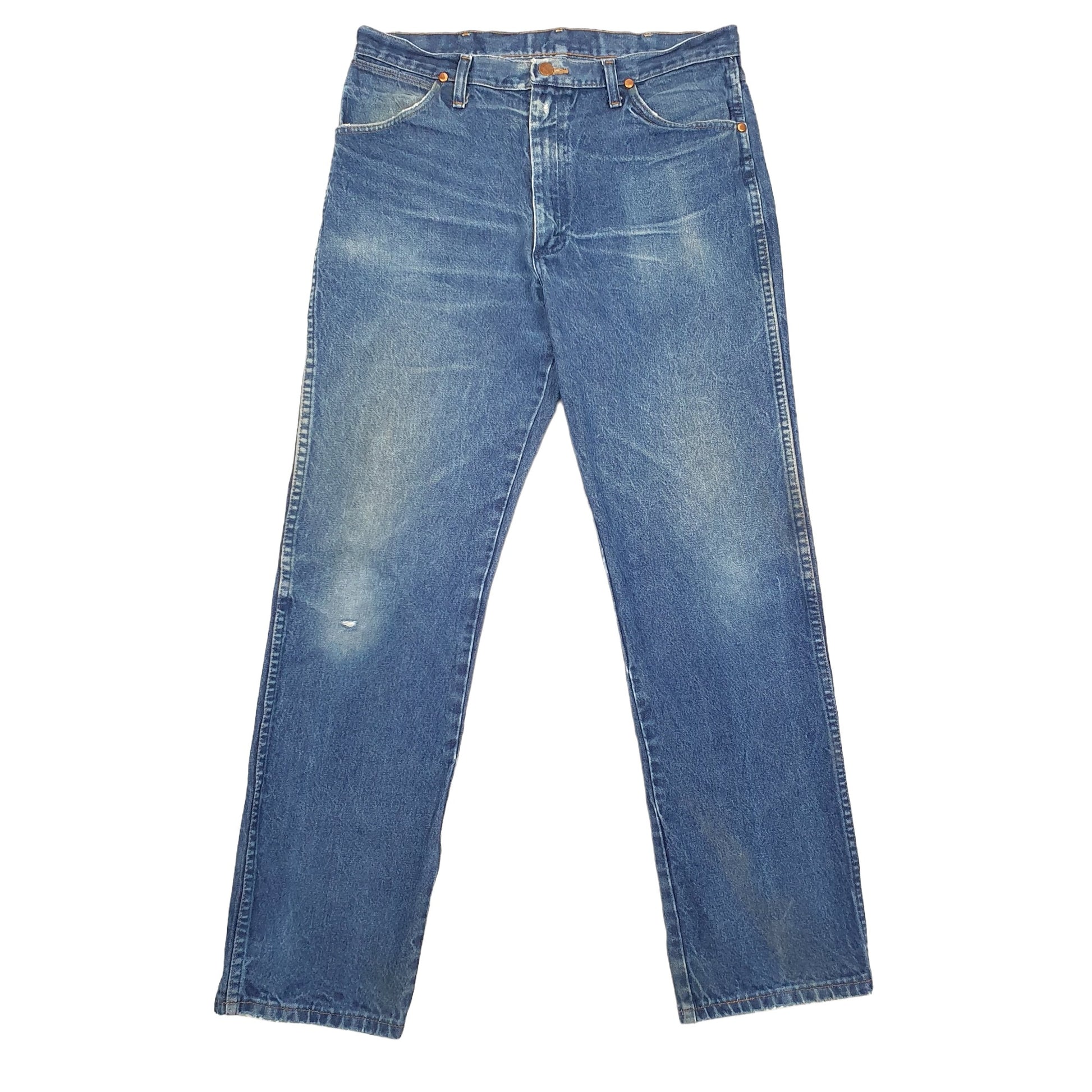 Wrangler Regular Straight Fit Jeans W35 L32 Blue