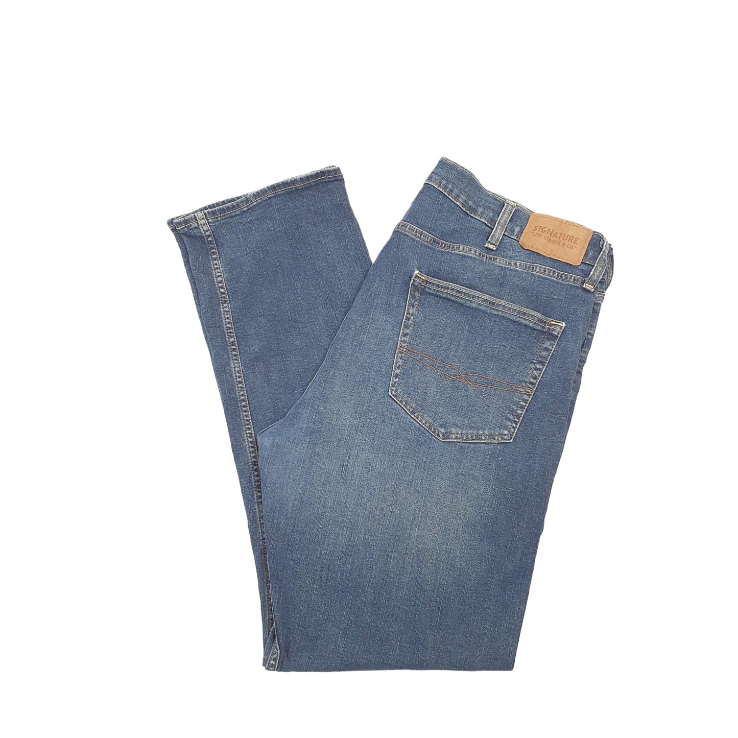 Levis Signature Straight Fit Jeans W38 L31 Blue