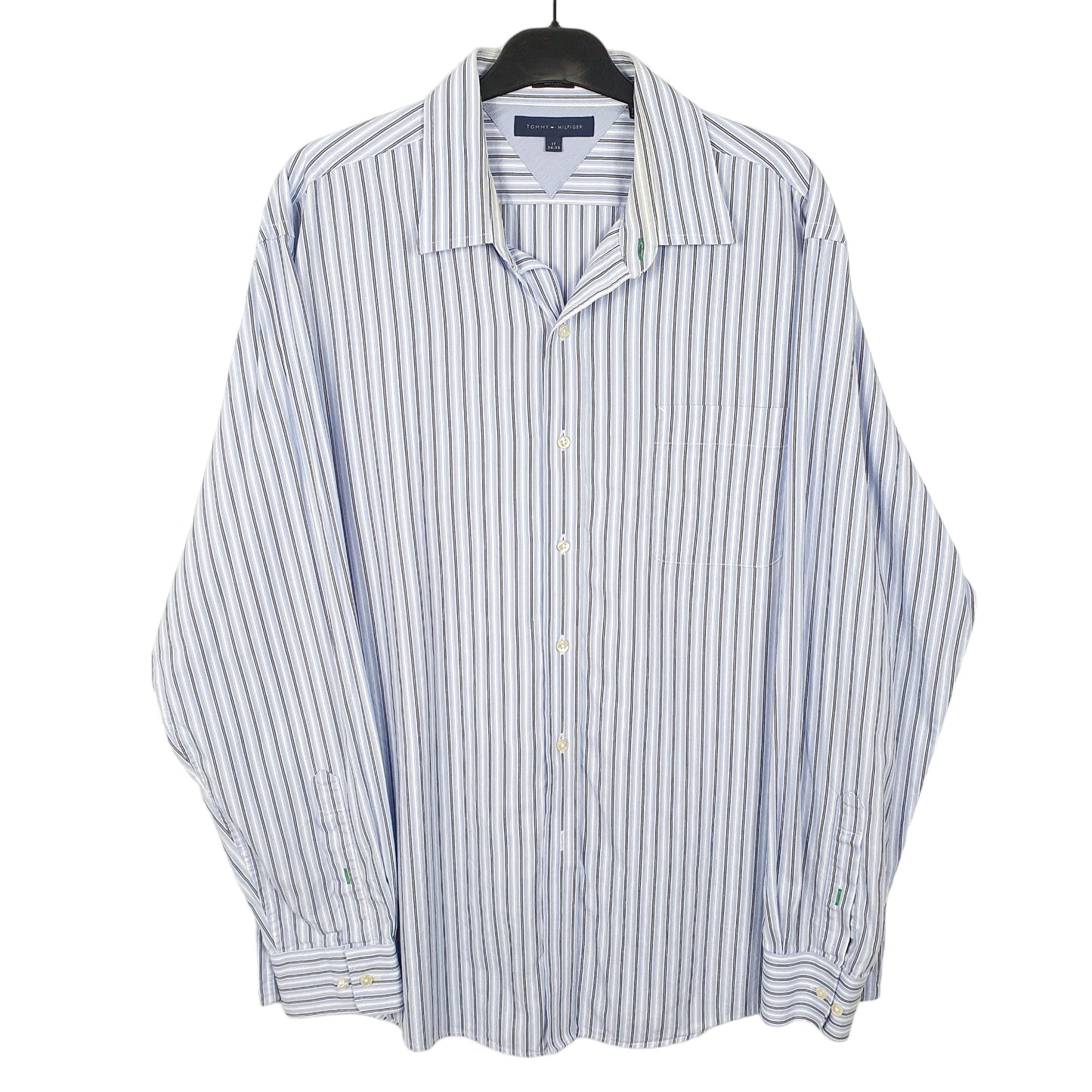 Blue Tommy Hilfiger Long Sleeve Shirt