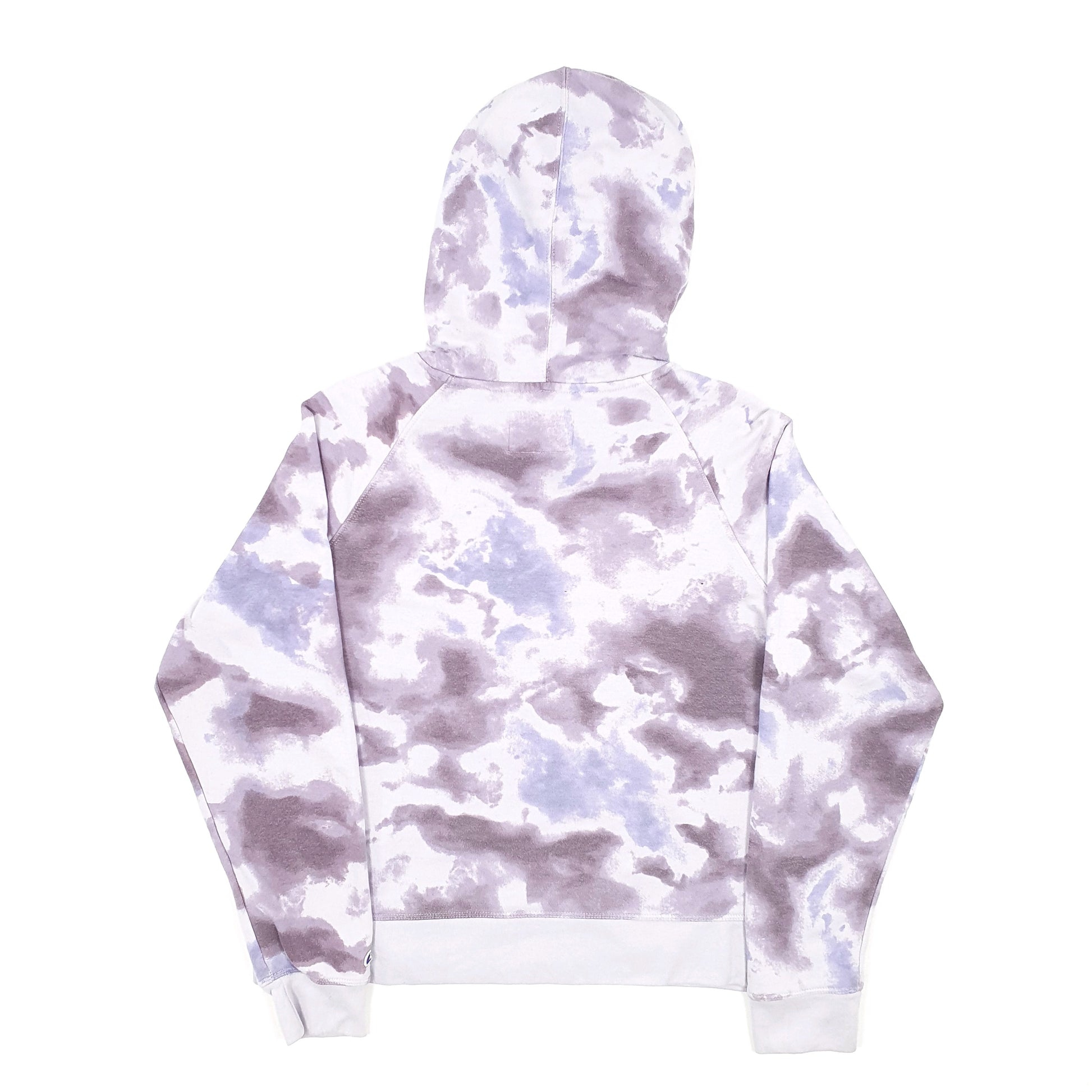 Champion Tie Dye Hoodie M Purple