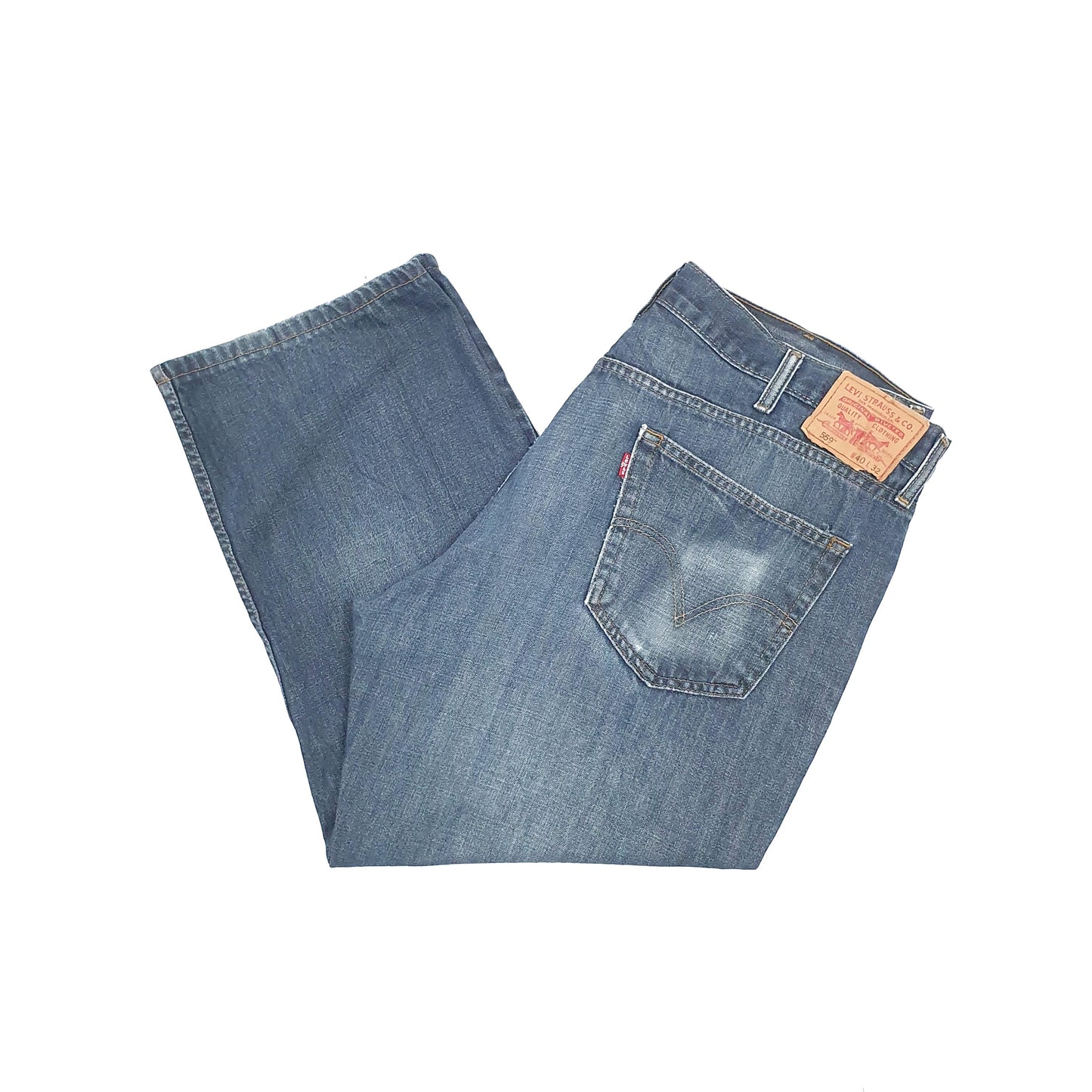Levis 559 Relaxed Fit Jeans W42 L27 Blue