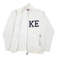 Mens White Nike Vintage 2000s Y2K Spellout Full Zip Jumper