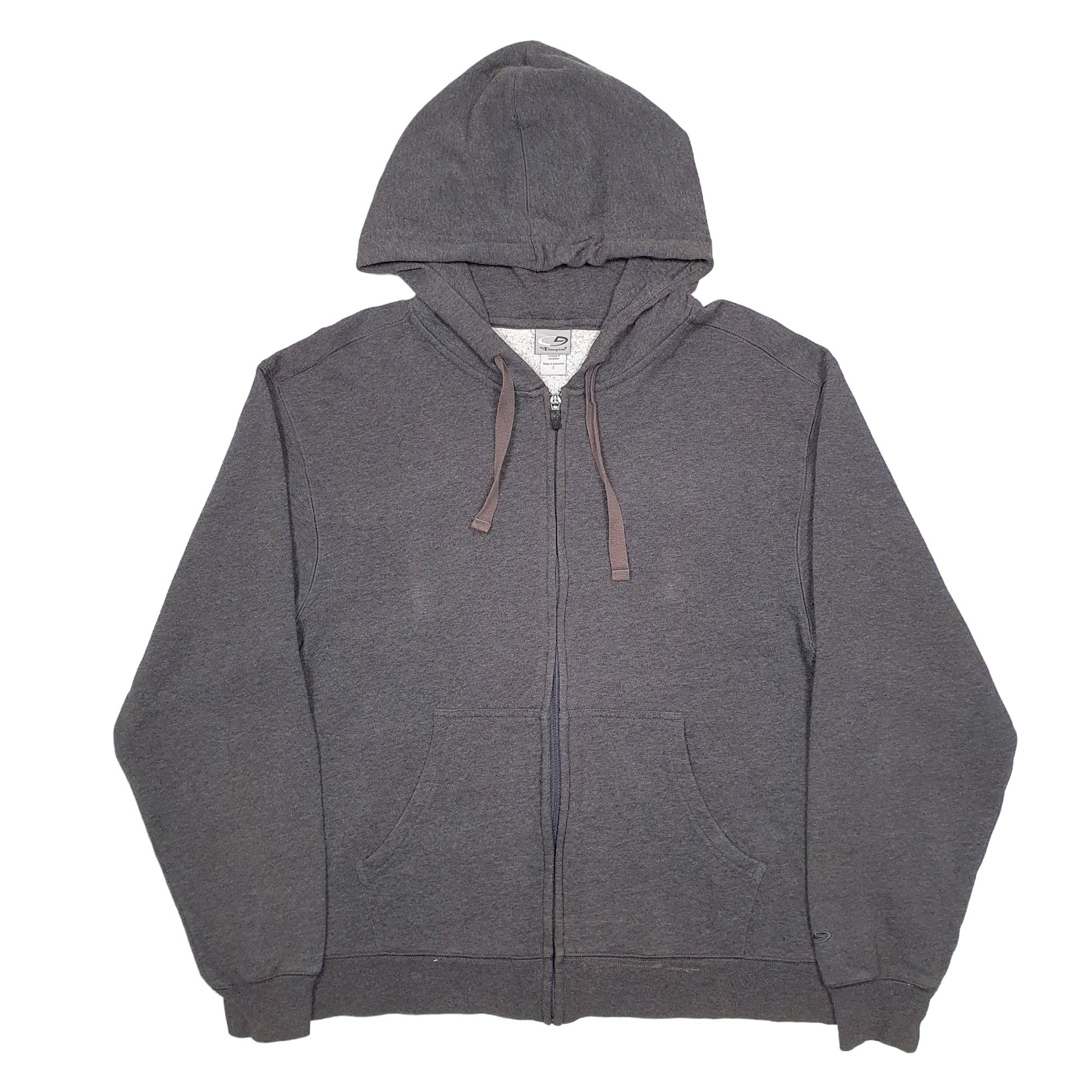 Mens Grey Champion  Hoodie Jumper
