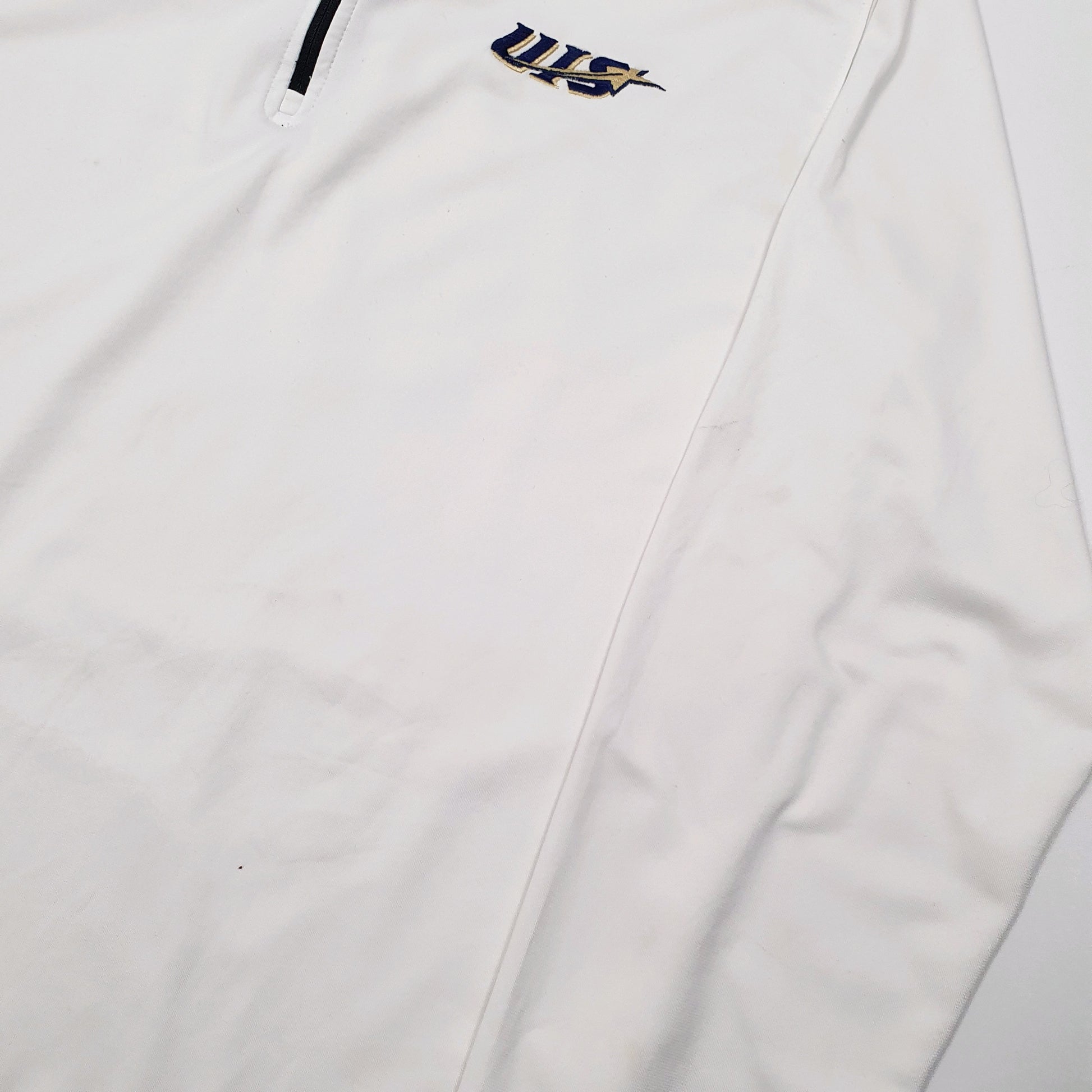 Nike Dri Fit Activewear Quarter Zip M White