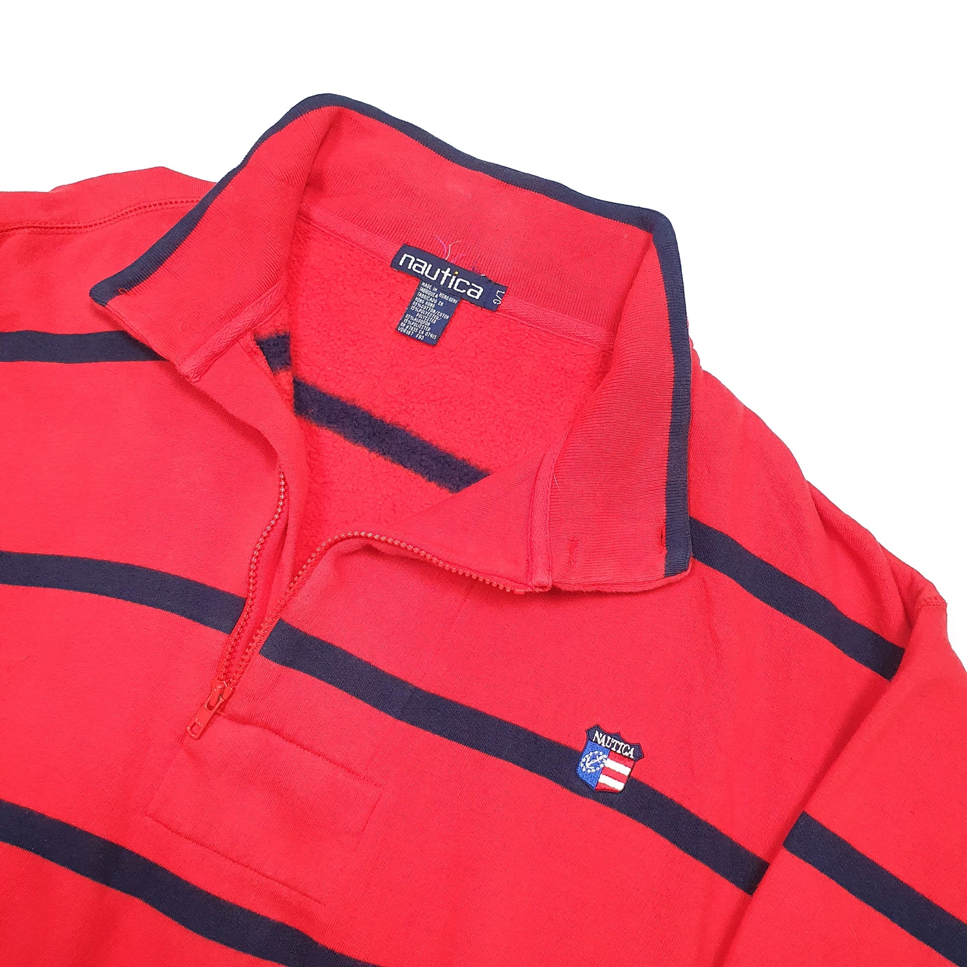 Nautica Quarter Zip Red