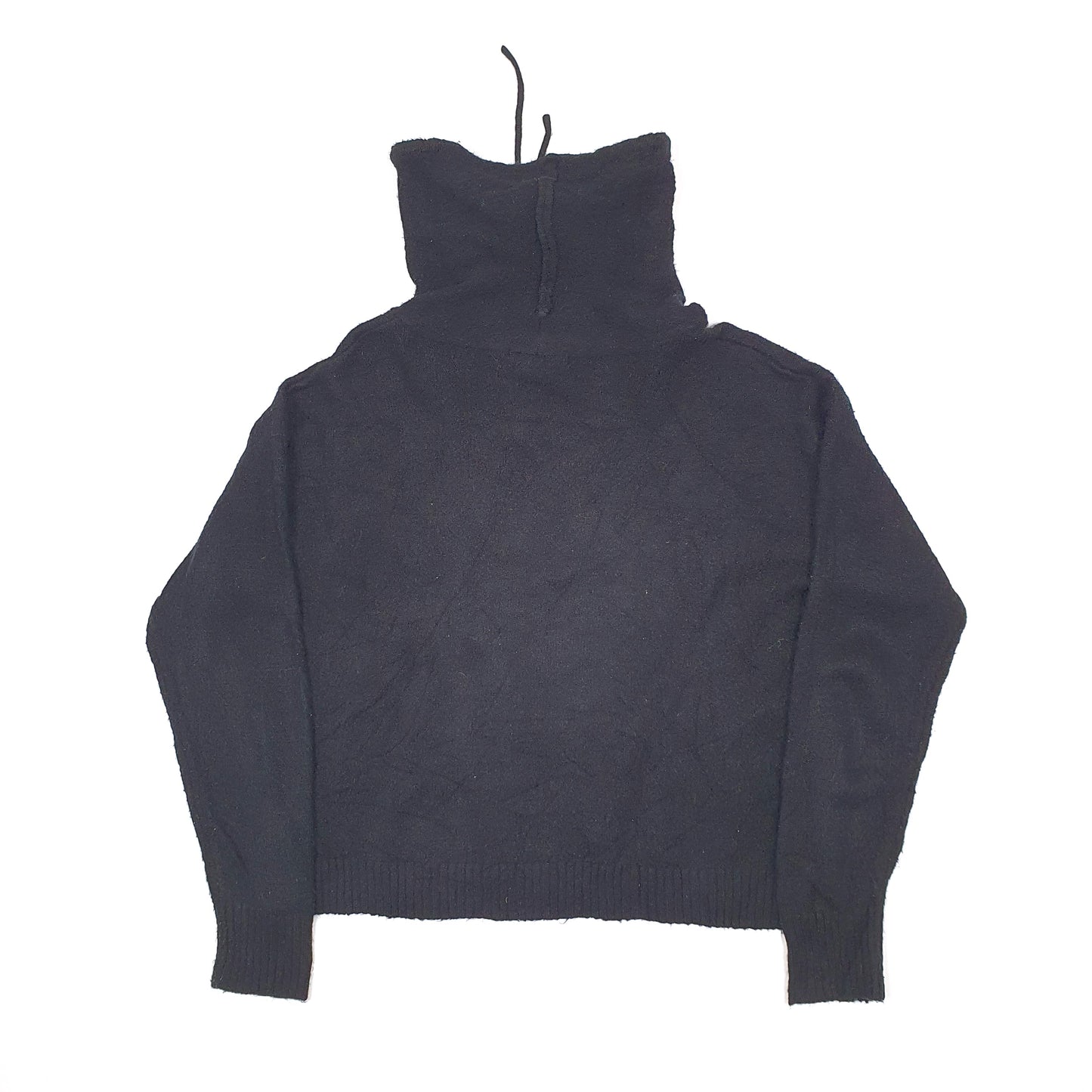Womens Black It's Our Time Soft Turtle Neck Jumper