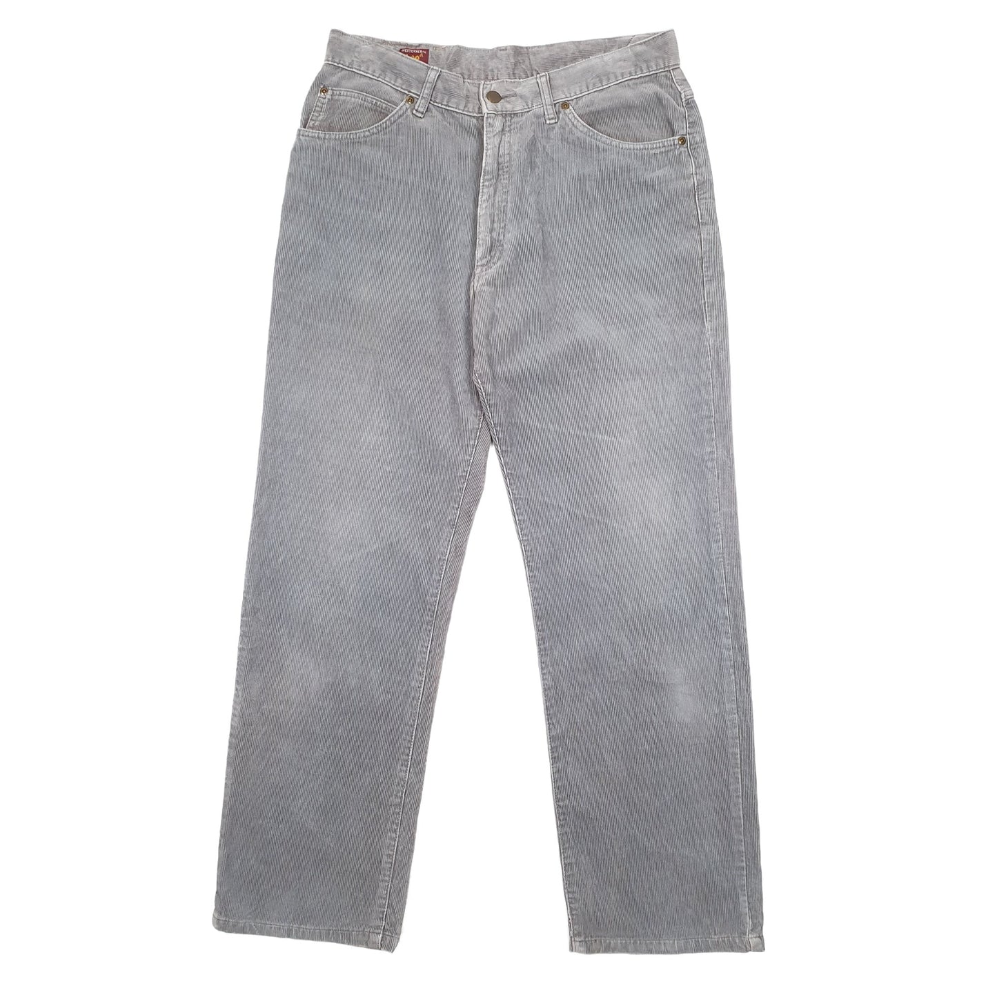 Mens Grey Lee  Corduroy Trousers
