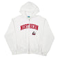 Mens White Champion USA College Northern Illinois Full Zip Jumper