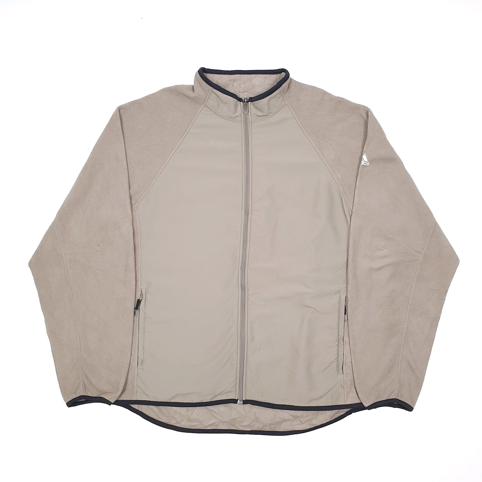 Adidas Full Zip Fleece XL Beige