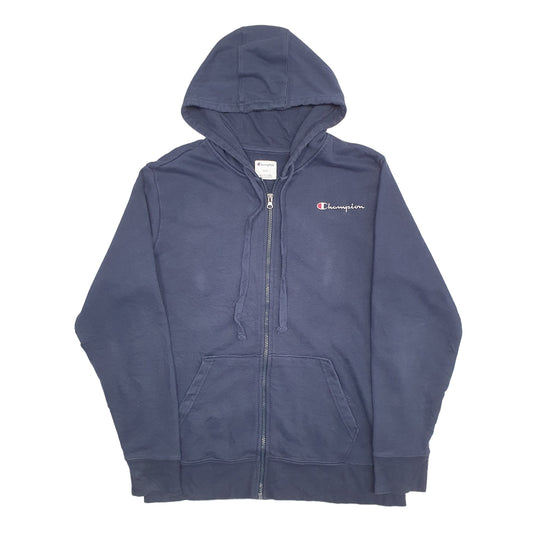 Mens Navy Champion  Full Zip Jumper