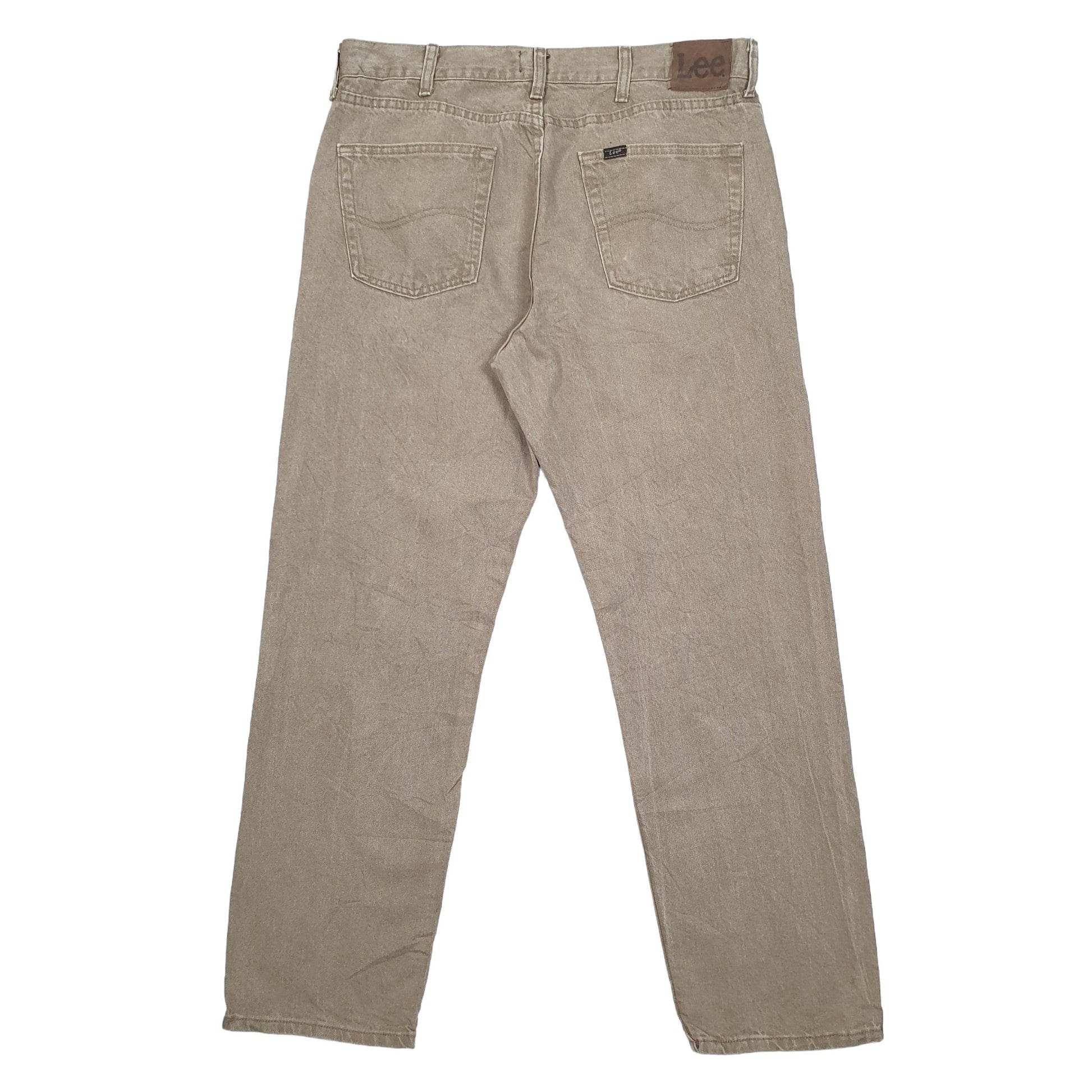 Lee Regular Straight Fit Jeans W36 L30 Khaki