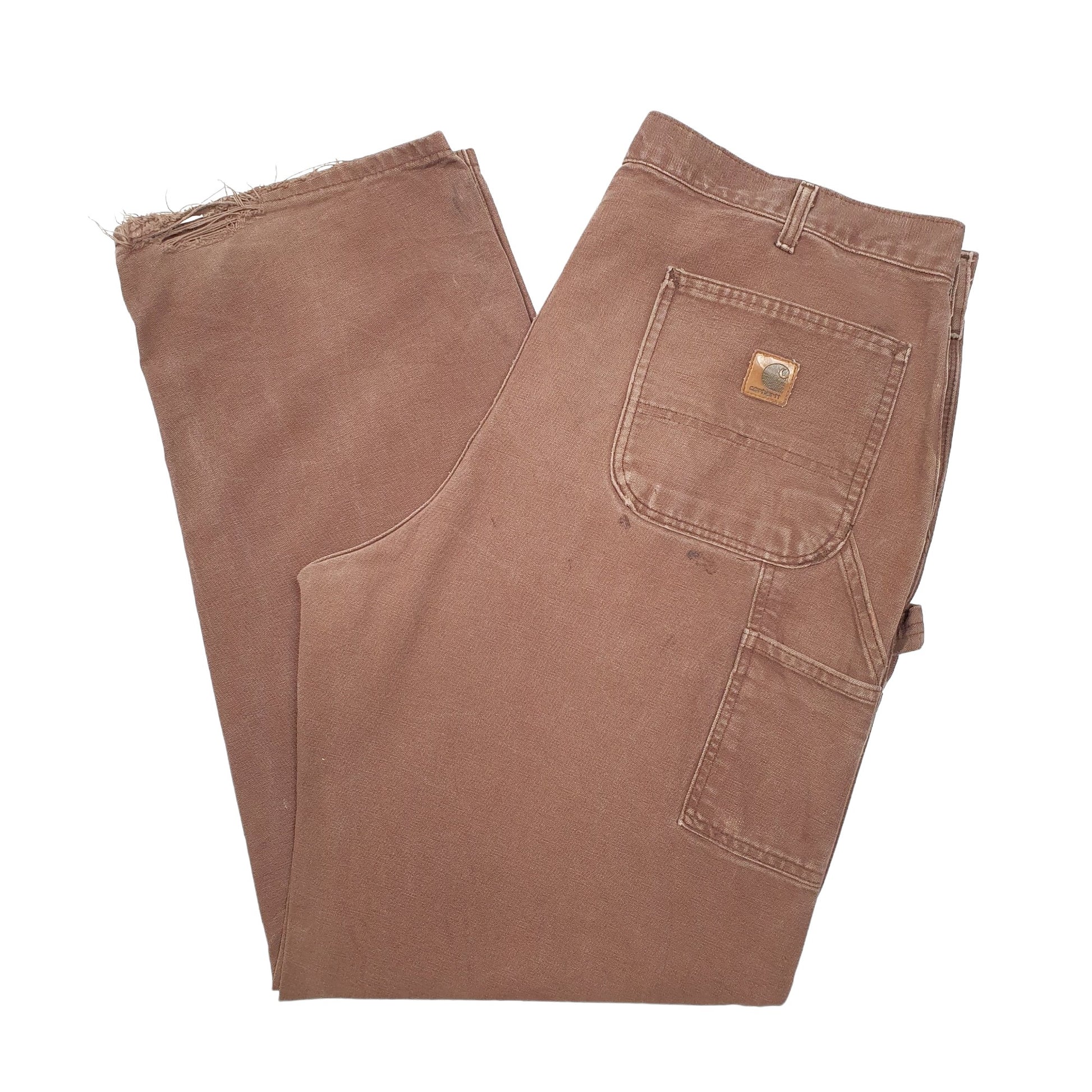 Mens Brown Carhartt  Carpenter Trousers
