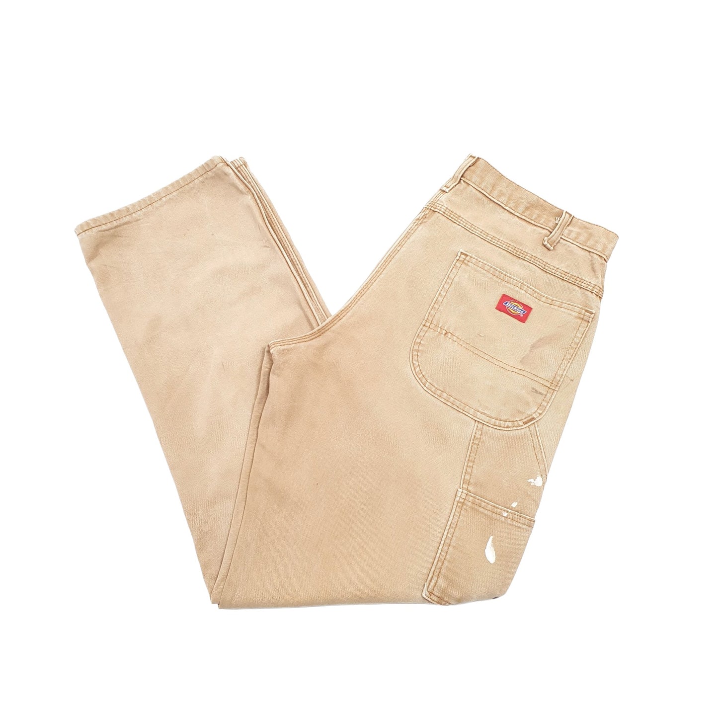 Mens Dickies Beige Carpenter Trousers W36 L33 Beige