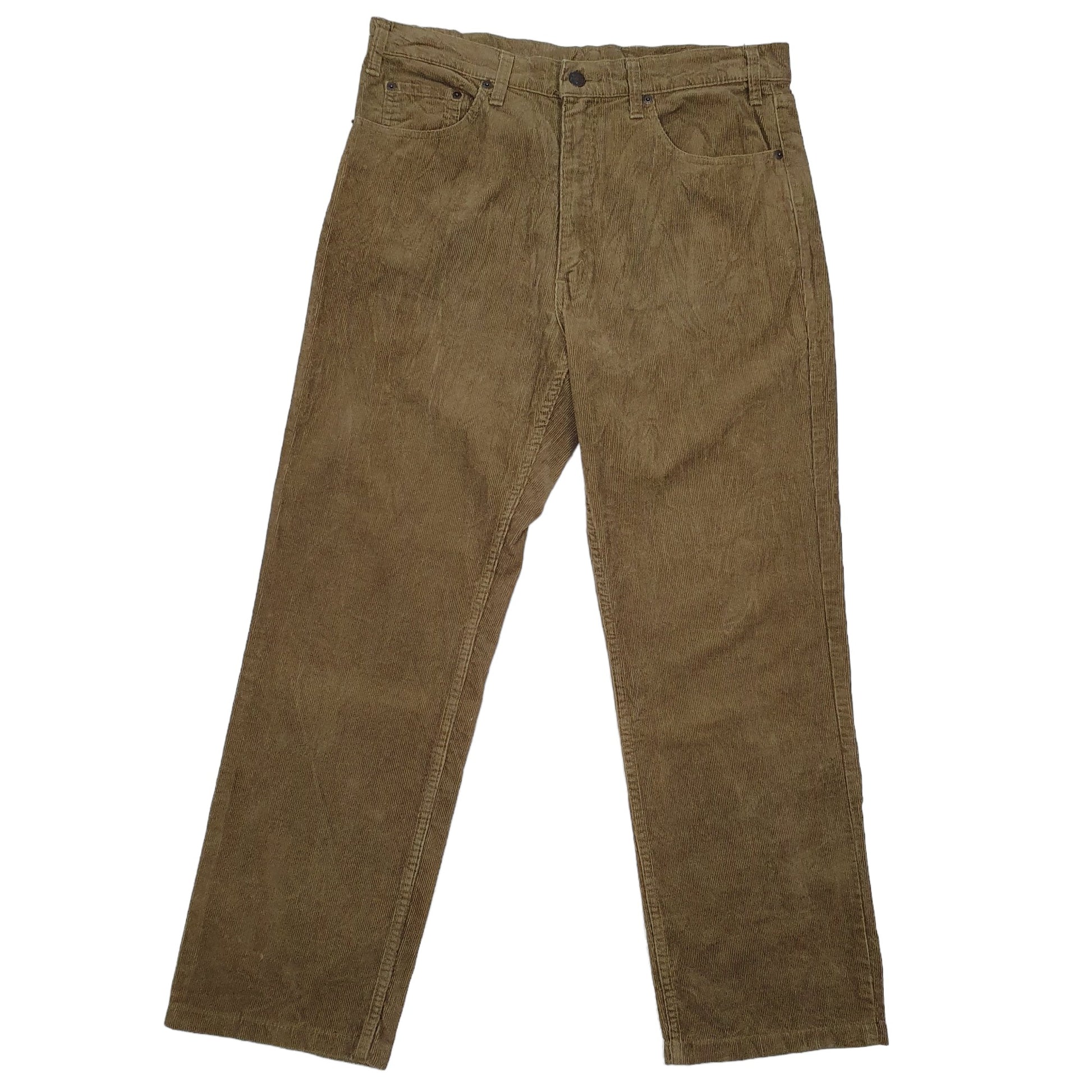 Mens Brown Levis 503 Corduroy Trousers