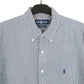 Ralph Lauren Short Sleeve Blake Fit Check Shirt Blue