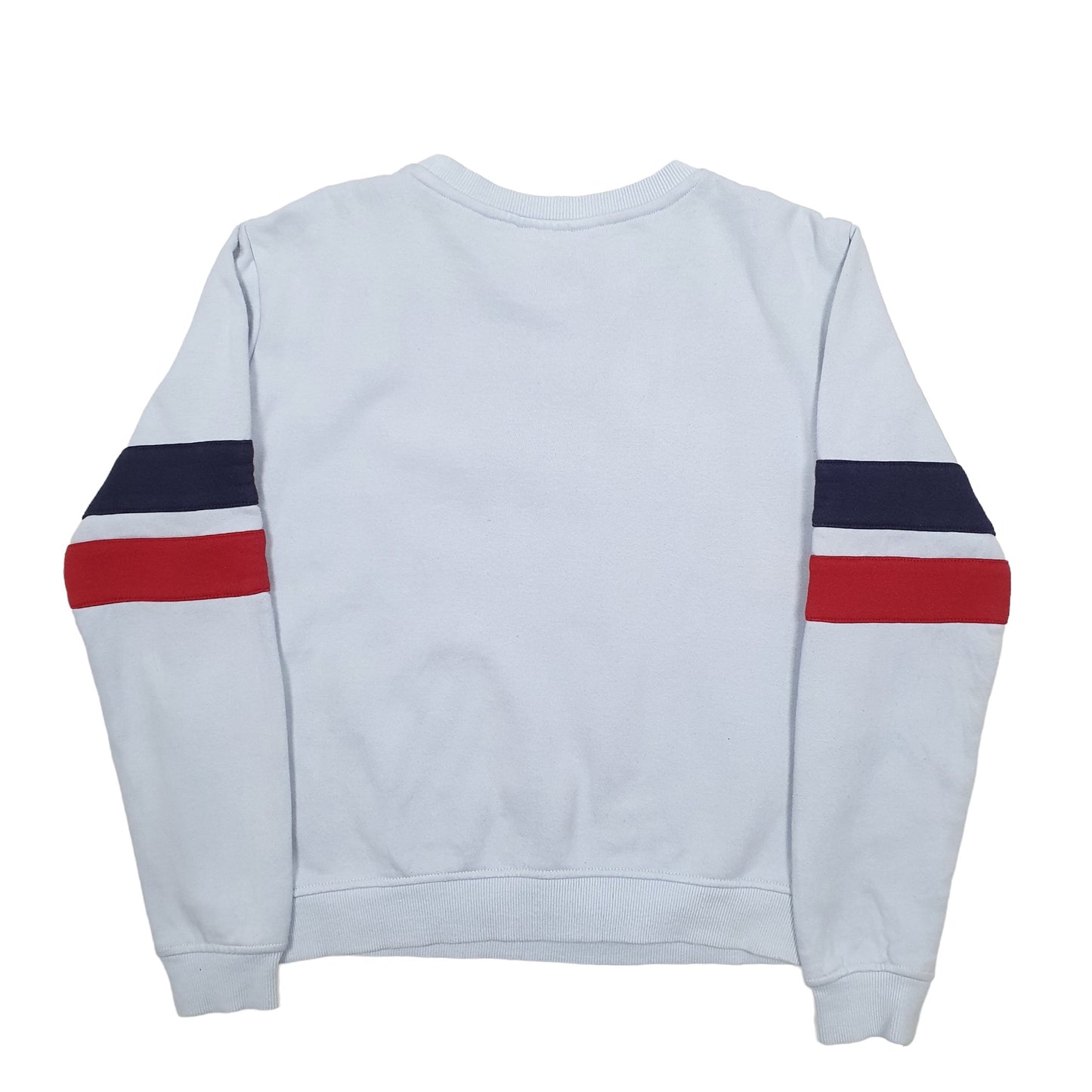 Mens Blue Fila Spellout Crewneck Jumper