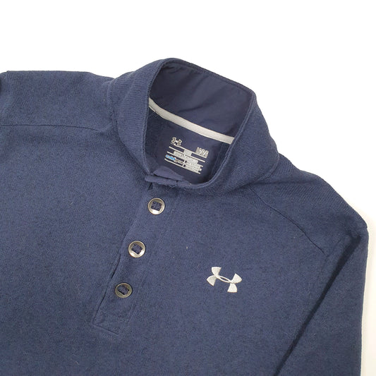 Under Armour Quarter Zip Fleece L Navy