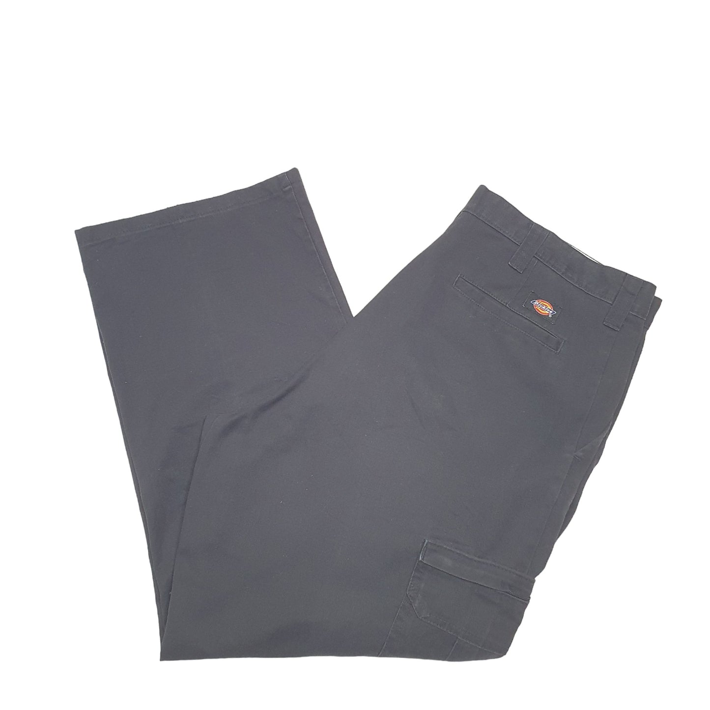 Mens Black Dickies  Cargo Trousers