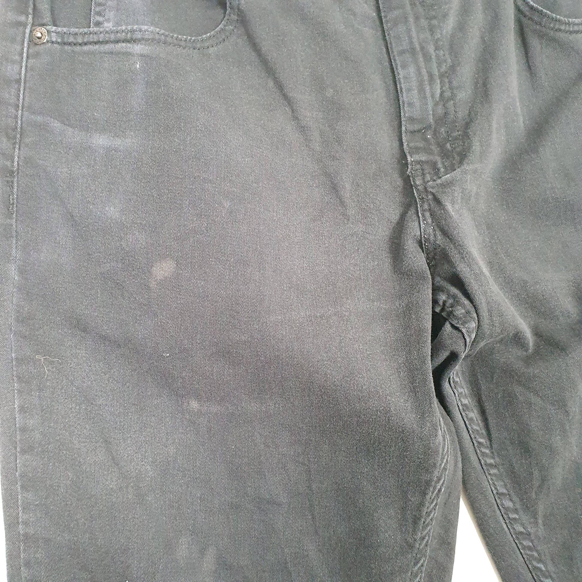 Mens Dickies Slim Black Chino Trousers W32 L28 Black