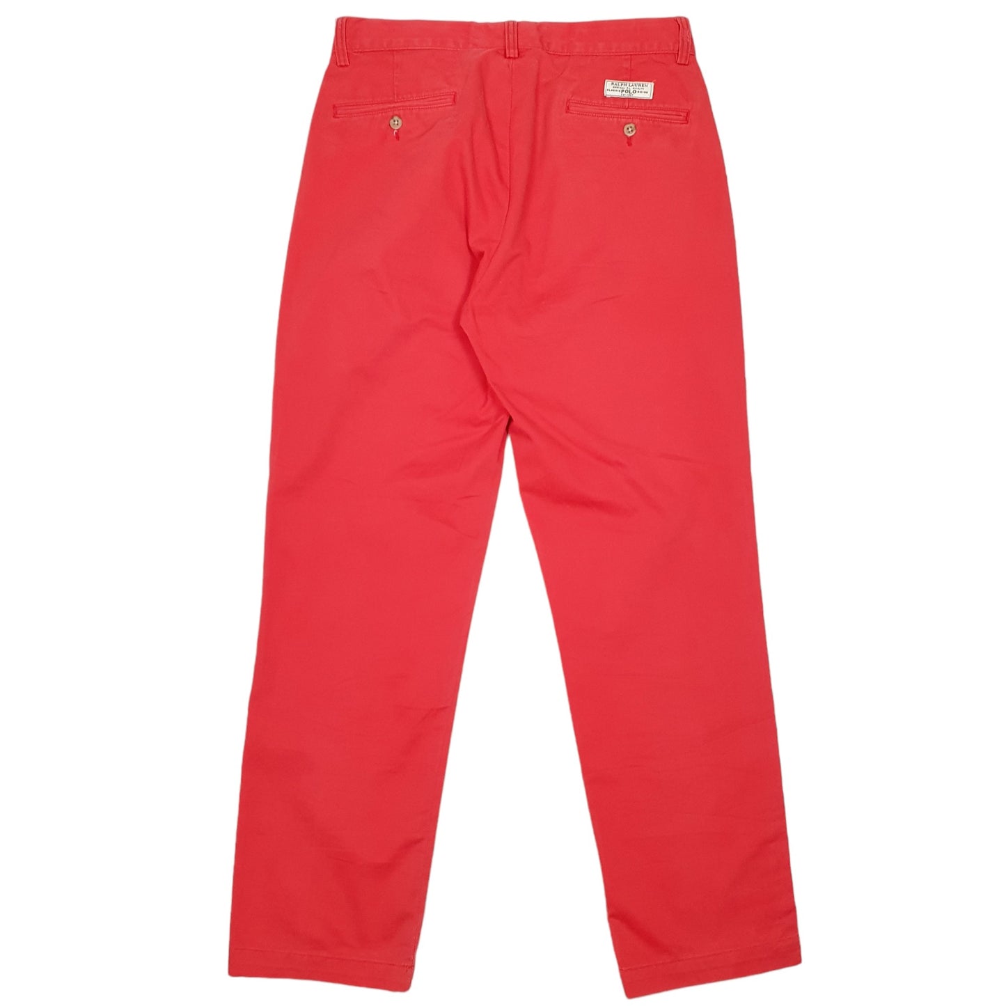 Mens Red Polo Ralph Lauren Smith Pant Chino Trousers