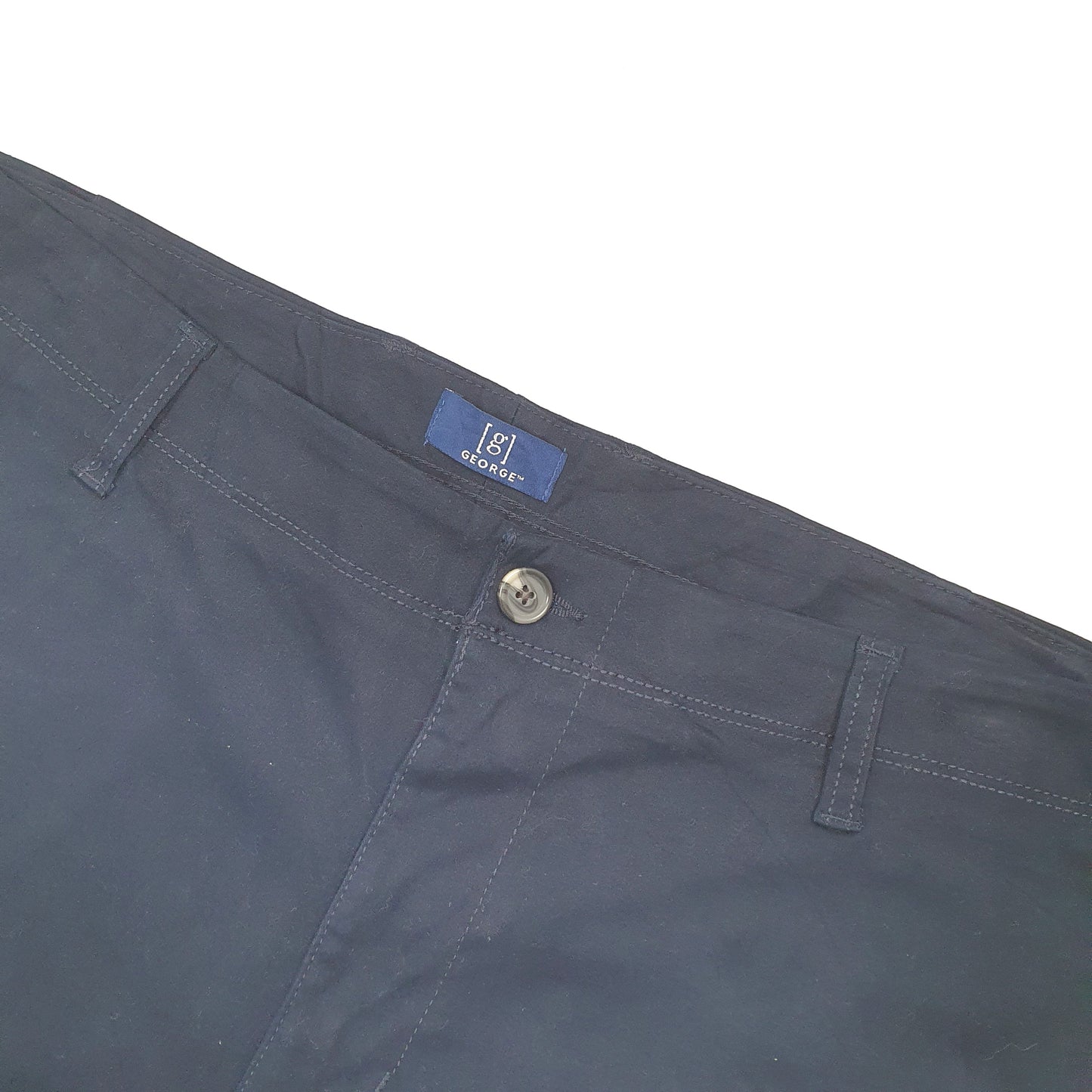 George Navy Chino Shorts W42