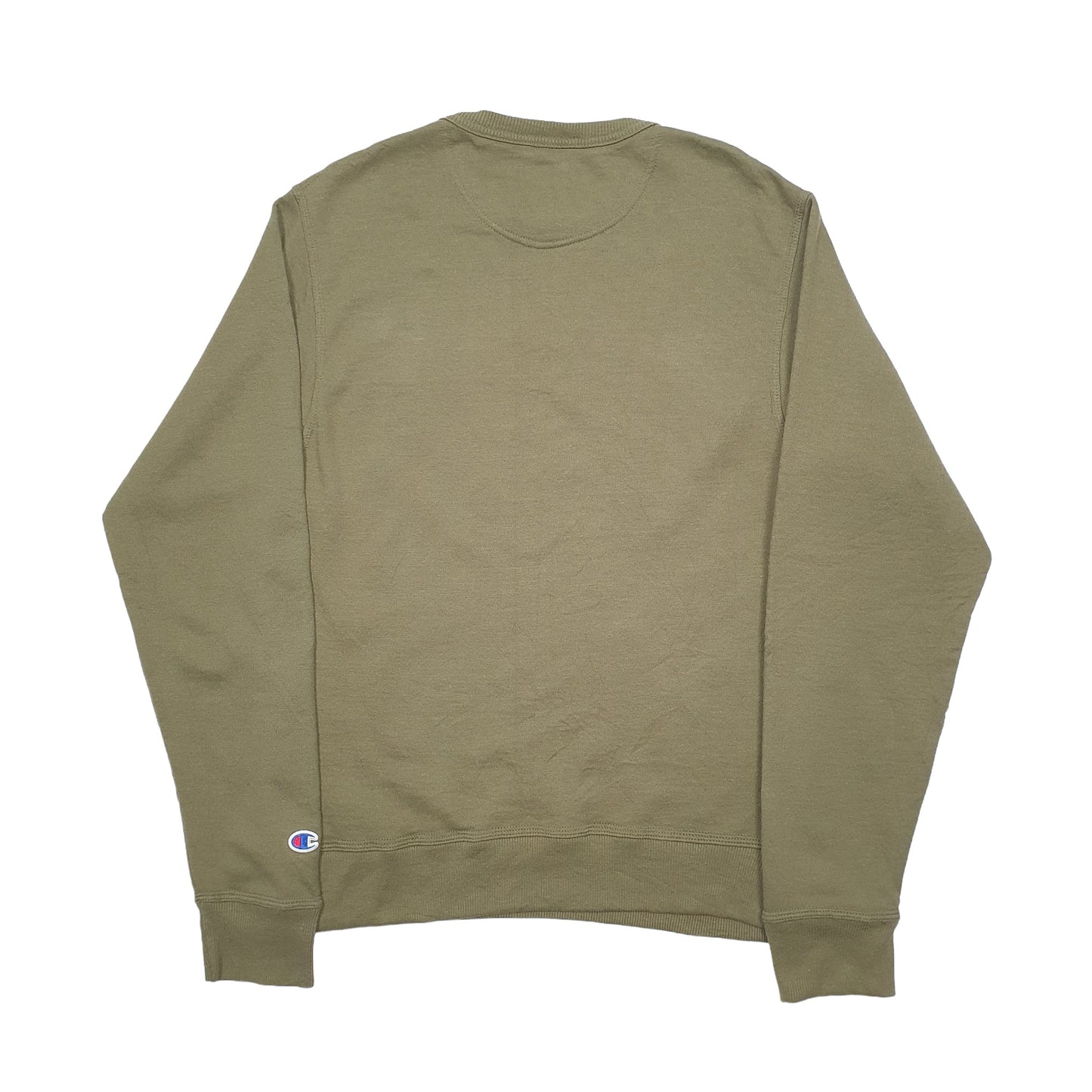 Mens Green Champion  Crewneck Jumper