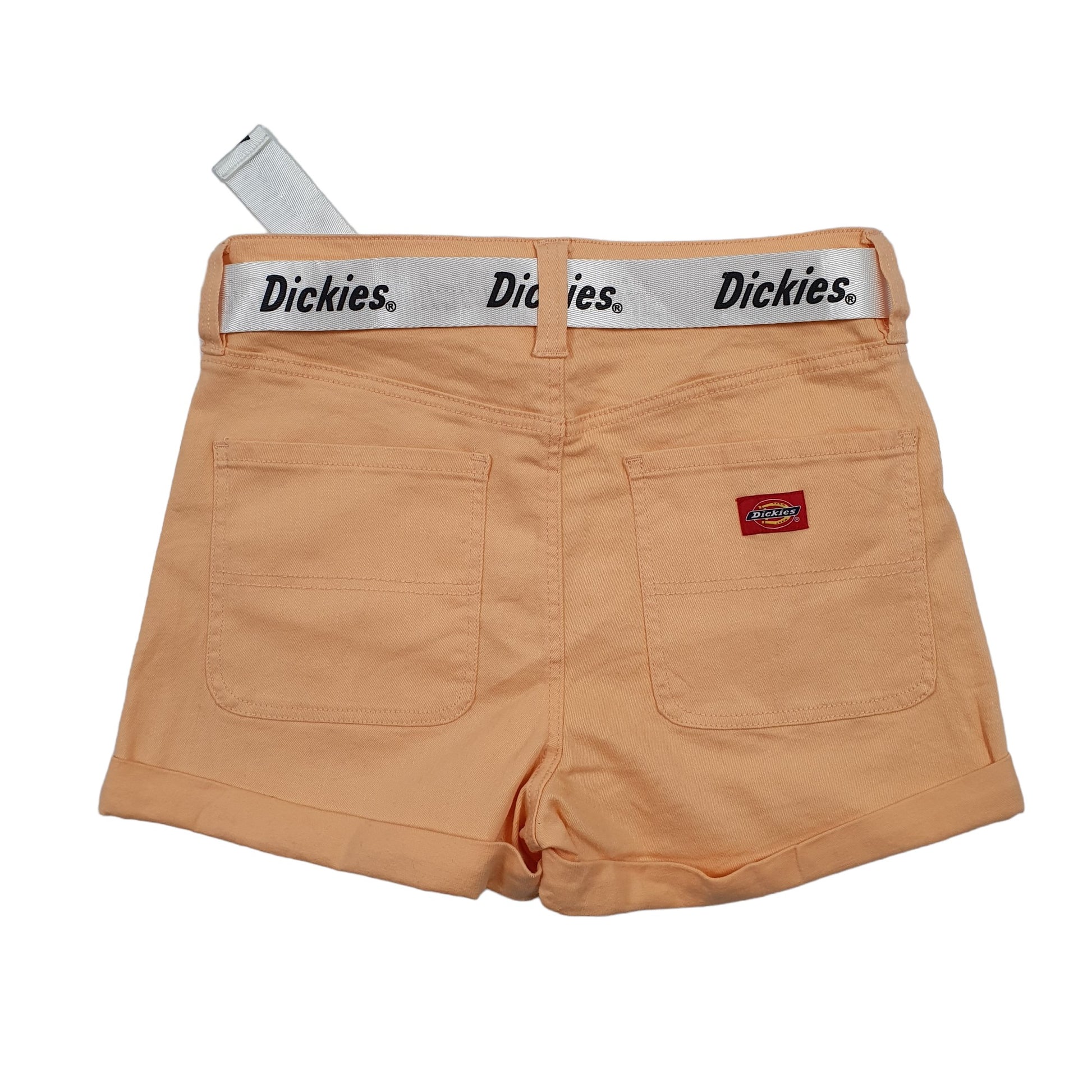 Dickies Orange Denim Jeans Shorts UK18 Orange