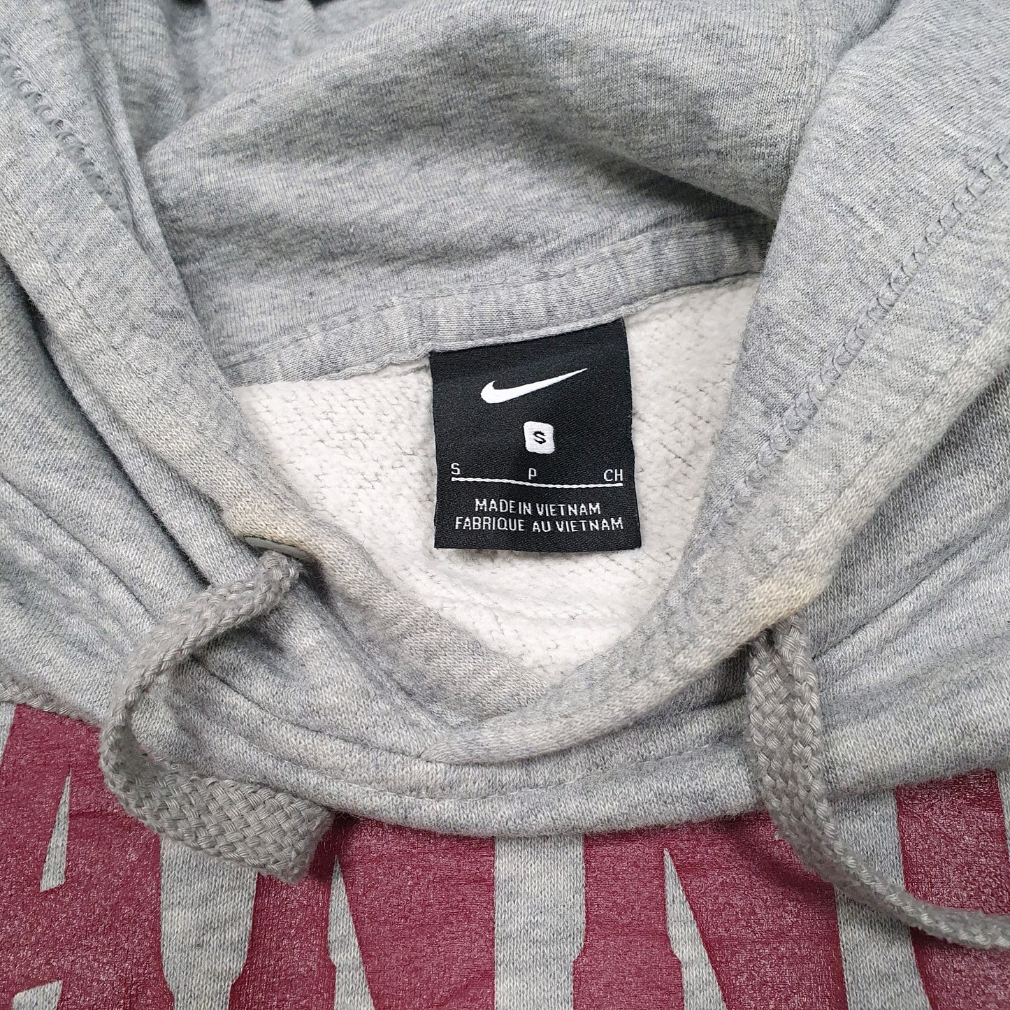 Mens Grey Nike Cannon Soccer Panthers Hoodie Jumper