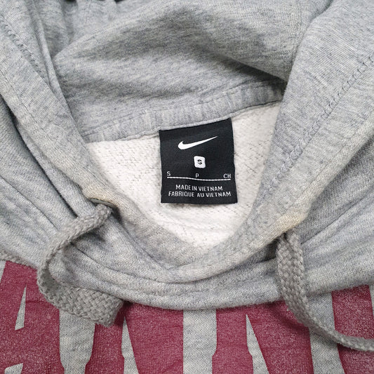 Mens Grey Nike Cannon Soccer Panthers Hoodie Jumper