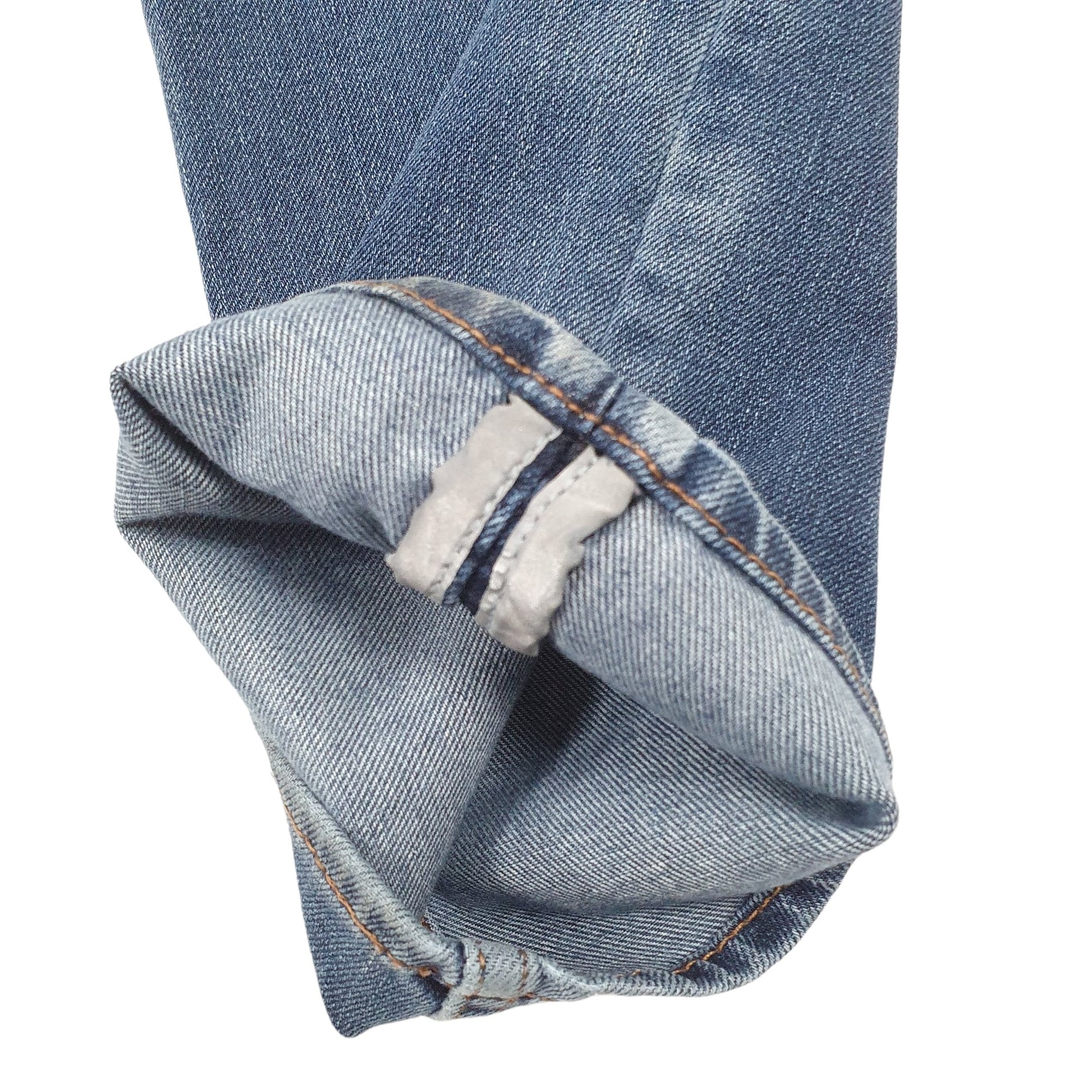 Levis Casual Straight Fit Slim Cycling Irregular Stretch Jeans W32 L32 Blue