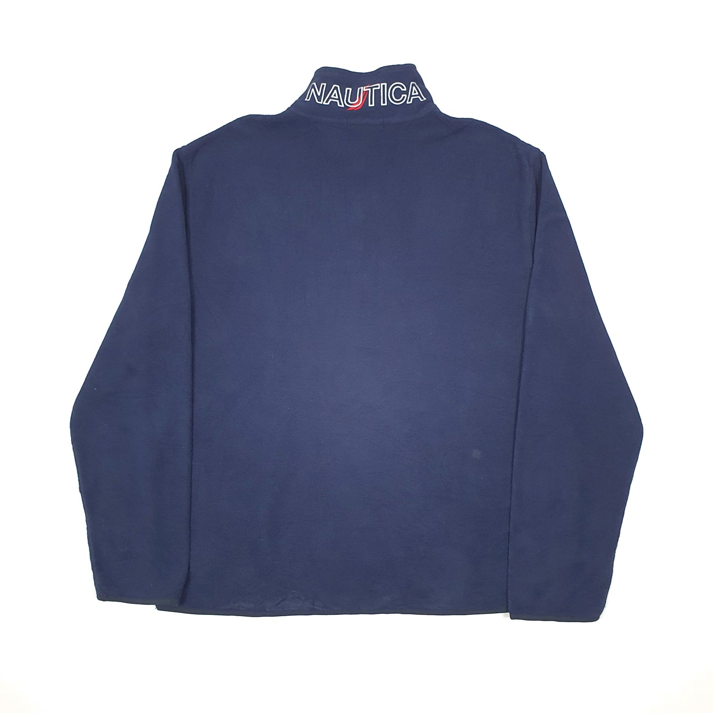 Nautica Quarter Zip Fleece XL Navy