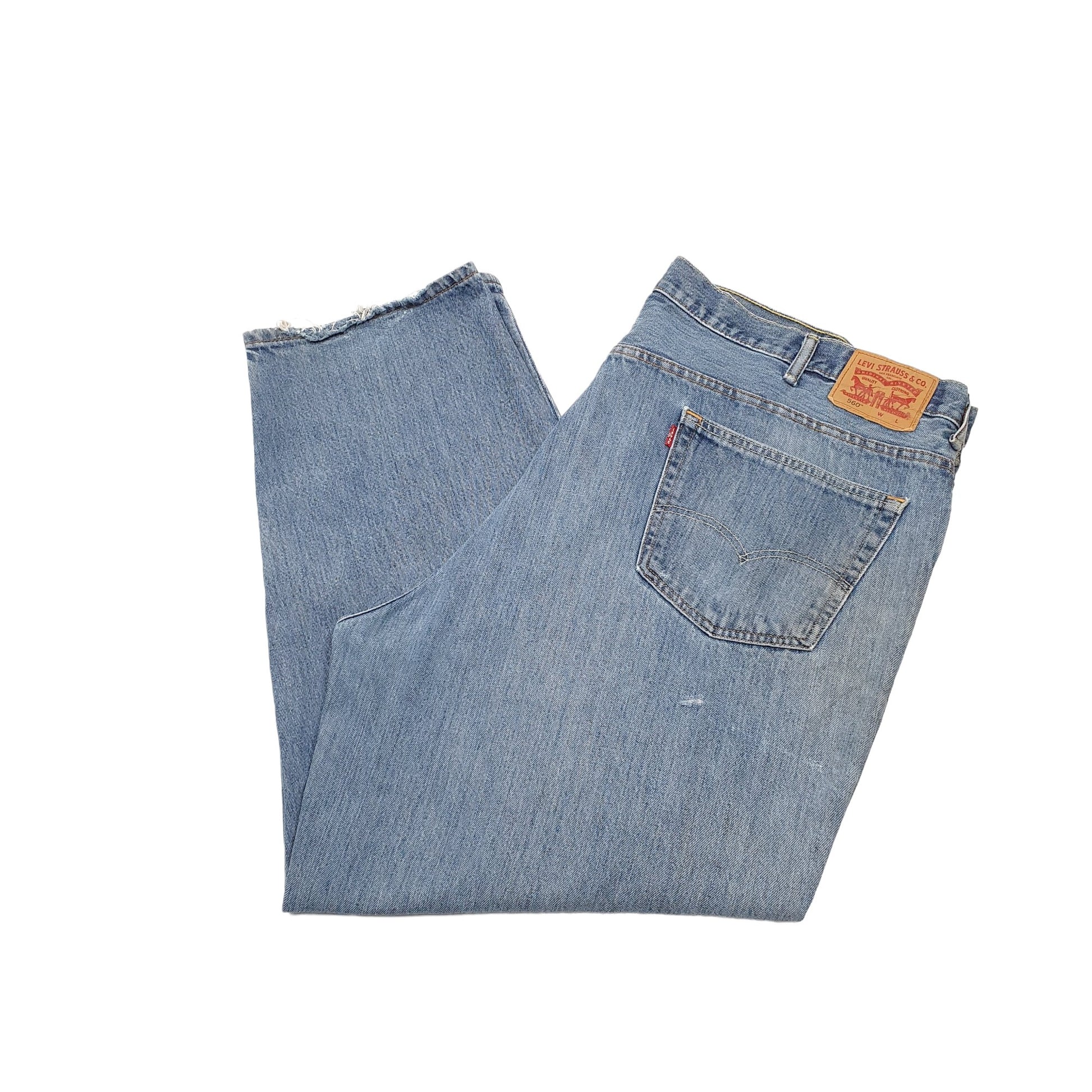 Levis 560 Loose Fit Jeans W50 L30 Blue