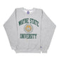 Mens Grey Champion USA College Wayne State University Crewneck Jumper