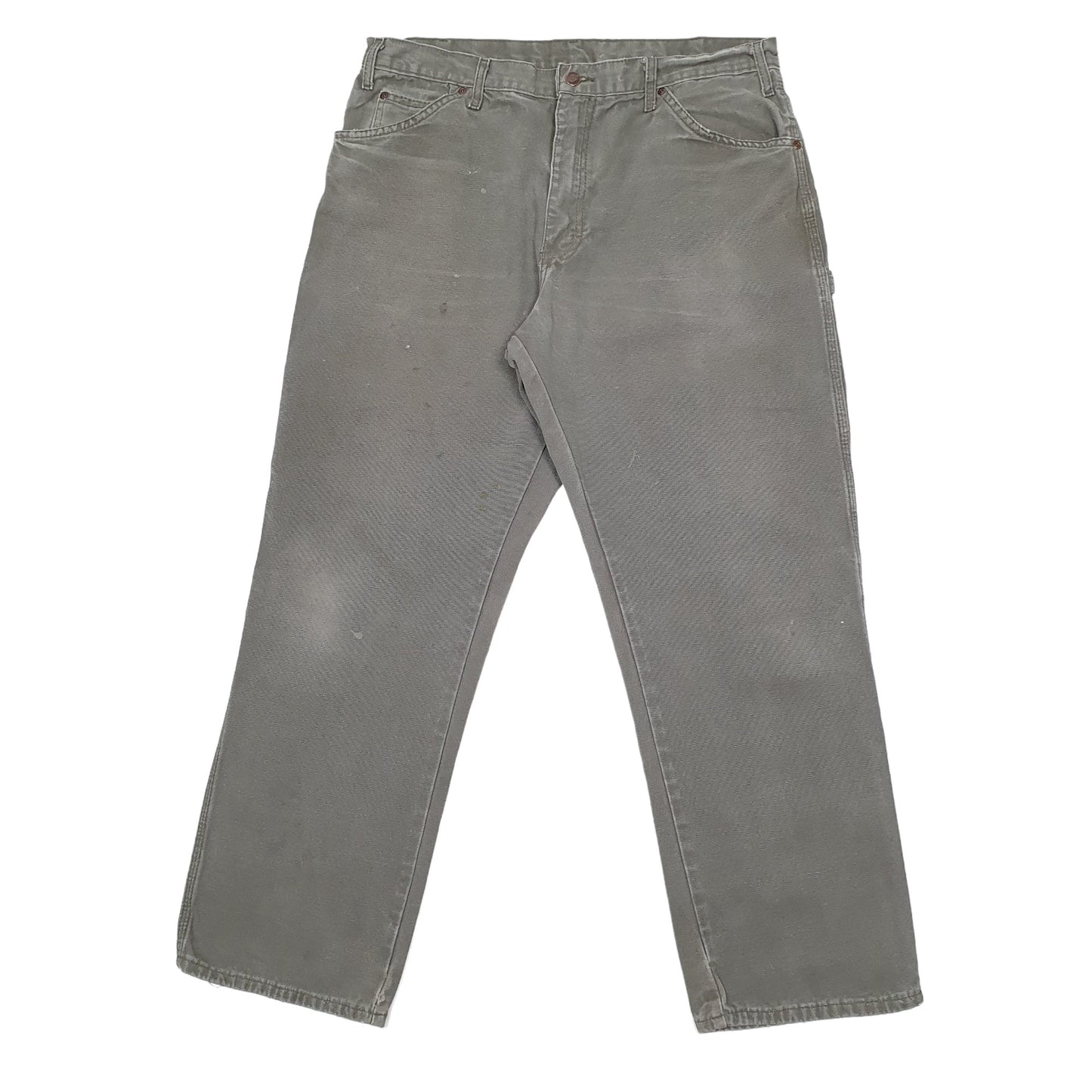 Mens Grey Dickies  Carpenter Trousers