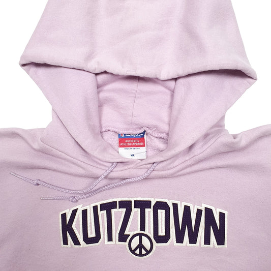 Mens Purple Champion Kutztown Hoodie Jumper