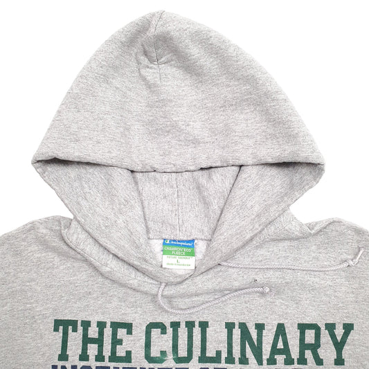 Mens Grey Champion USA College Cooking Hoodie Jumper