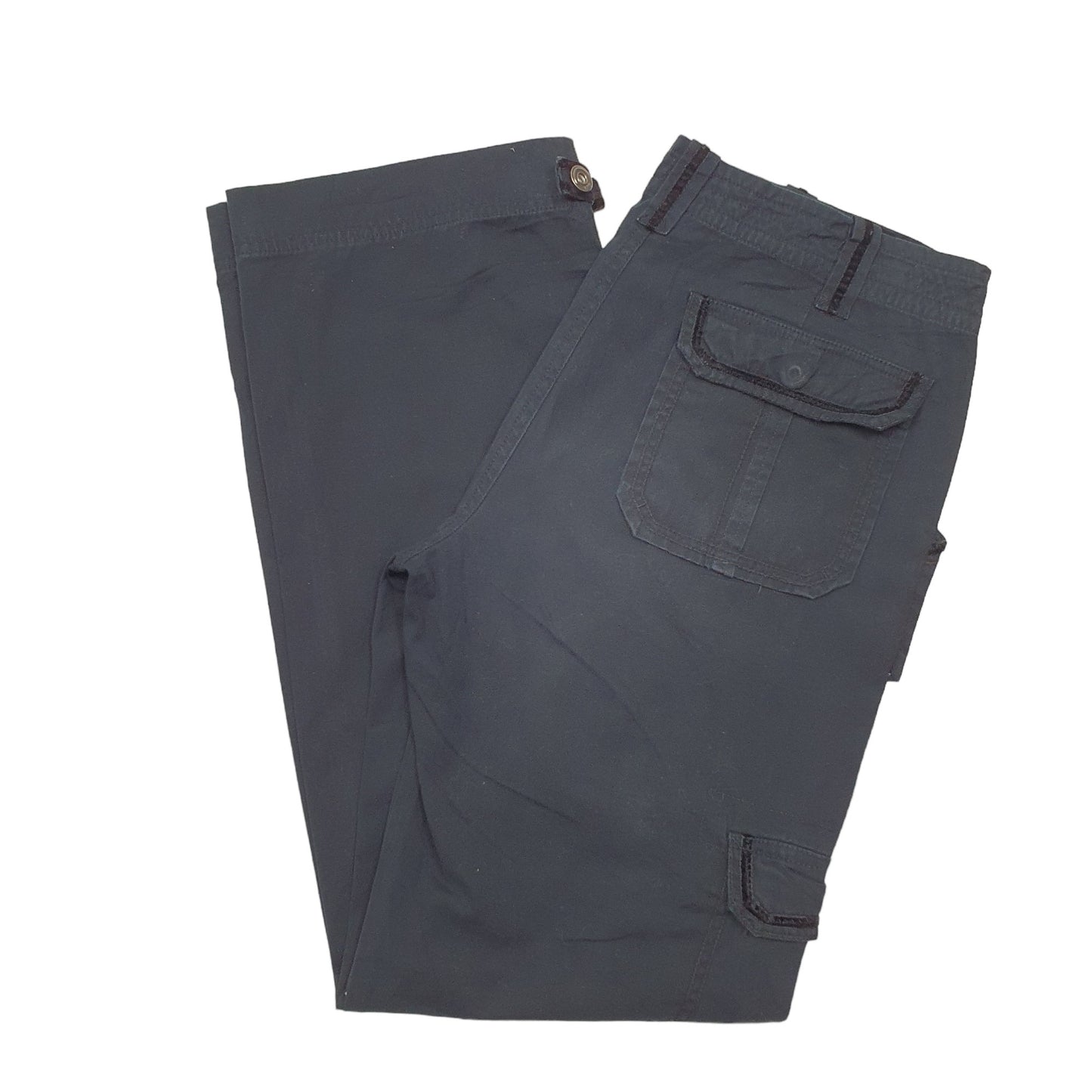 Womens Navy Roots 73 Combat Pants Cargo Trousers