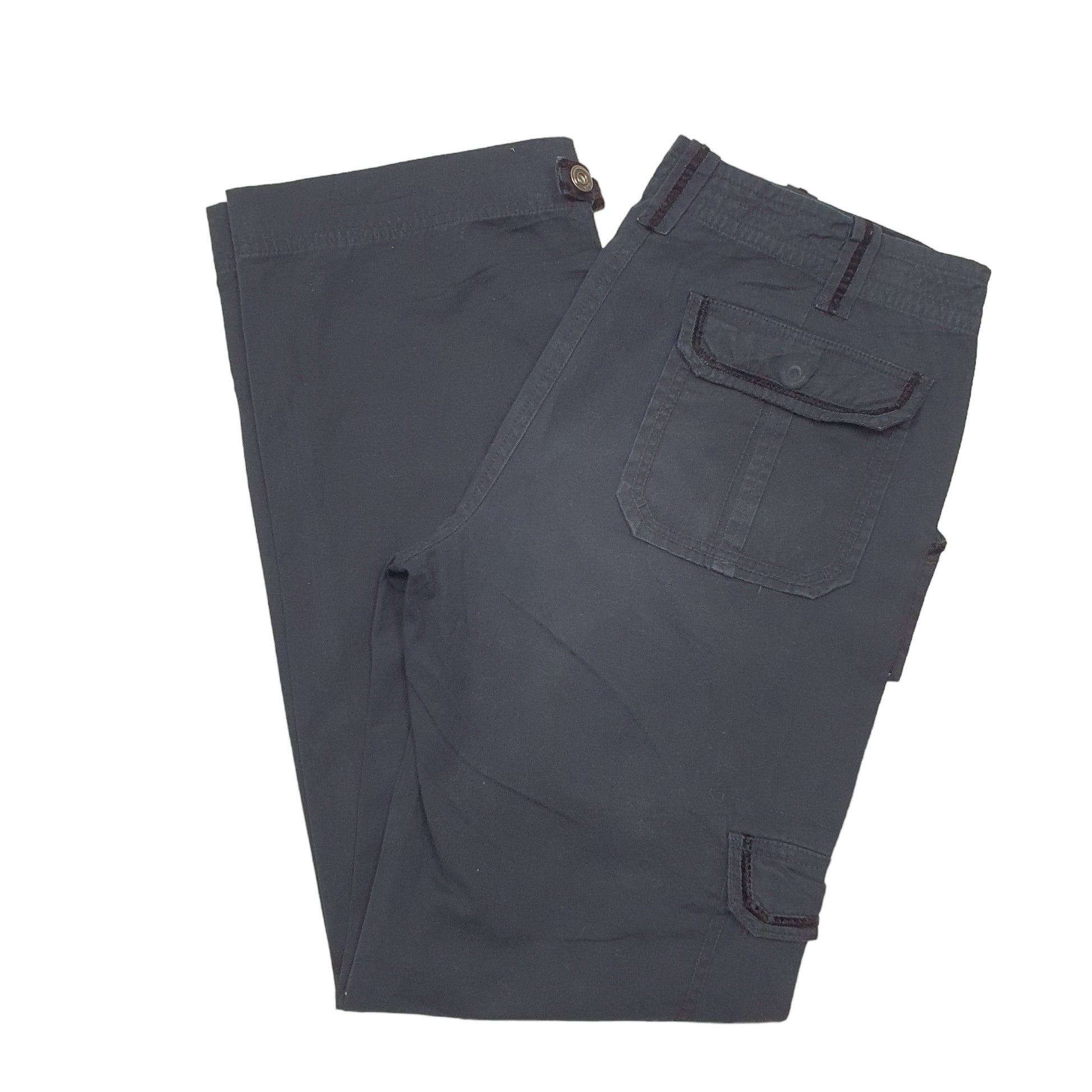 Womens Navy Roots 73 Combat Pants Cargo Trousers