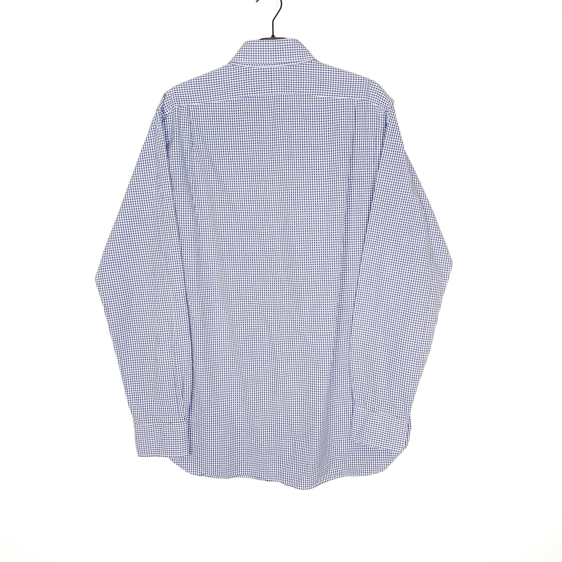 Polo Ralph Lauren Long Sleeve Custom Fit Gingham Shirt Blue