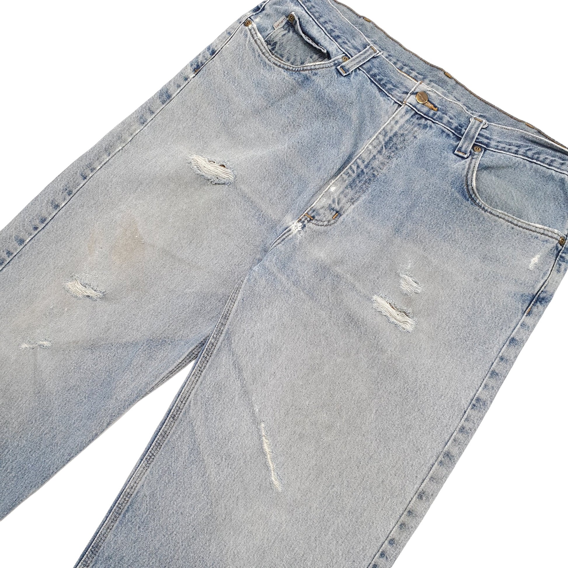 Mens Blue Carhartt  Carpenter JeansW40 L35