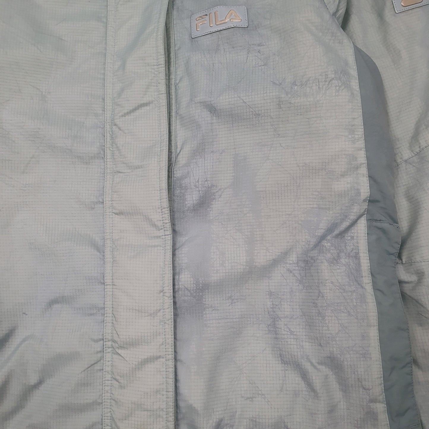 Womens Blue Fila Padded Ski  Coat