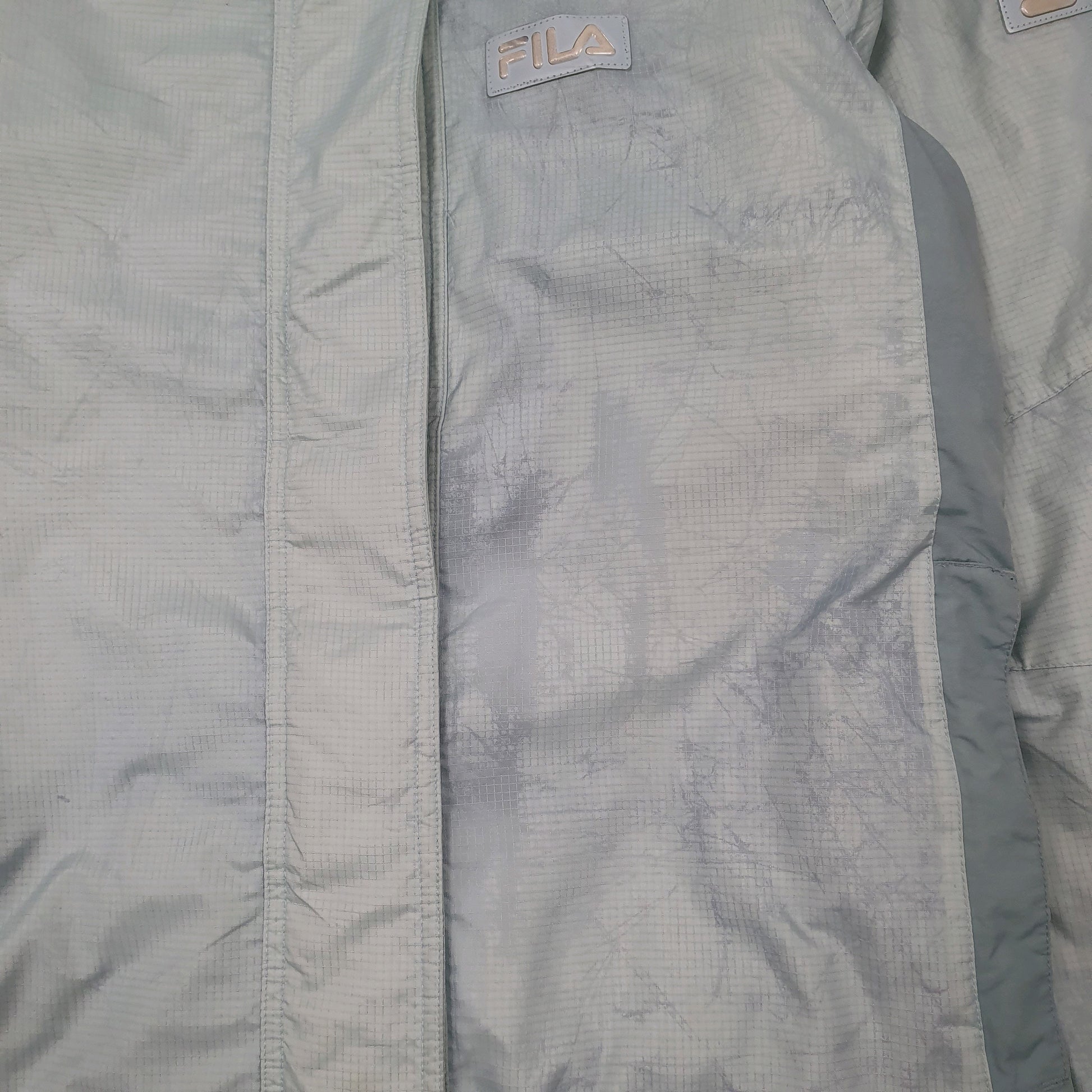Womens Blue Fila Padded Ski  Coat