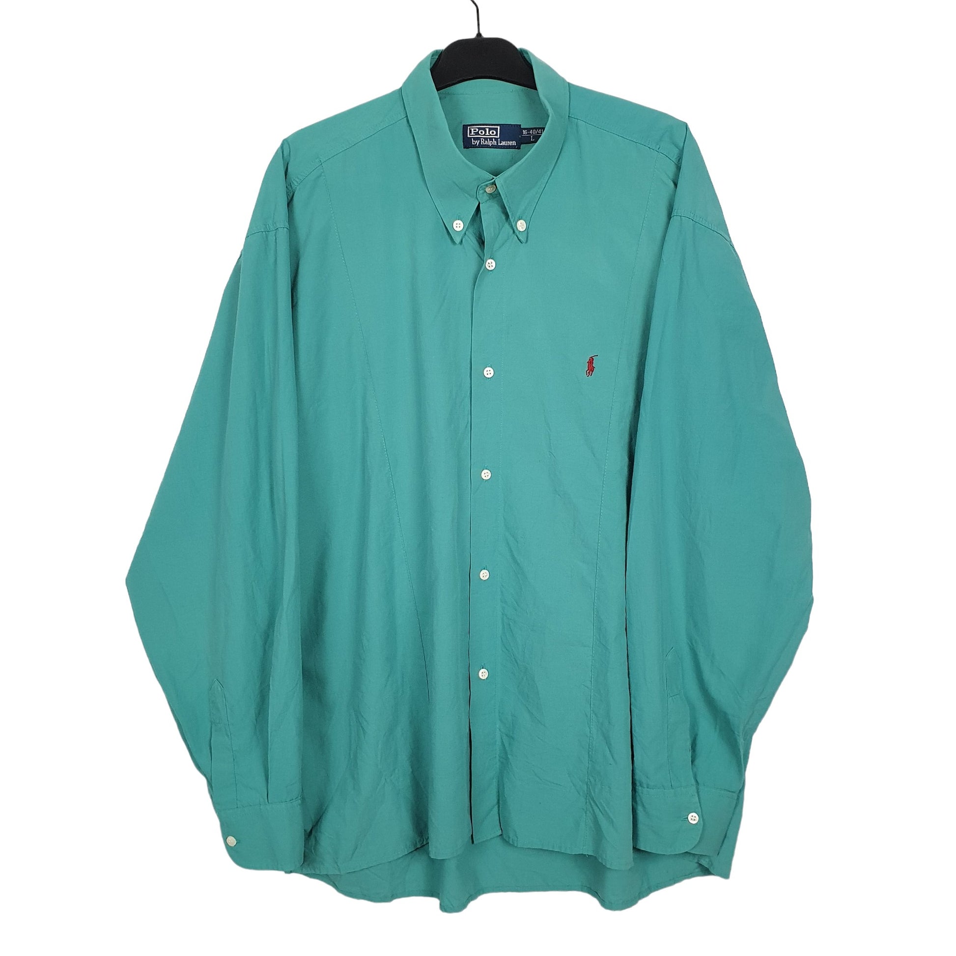 Ralph Lauren Long Sleeve Regular Fit Shirt Green