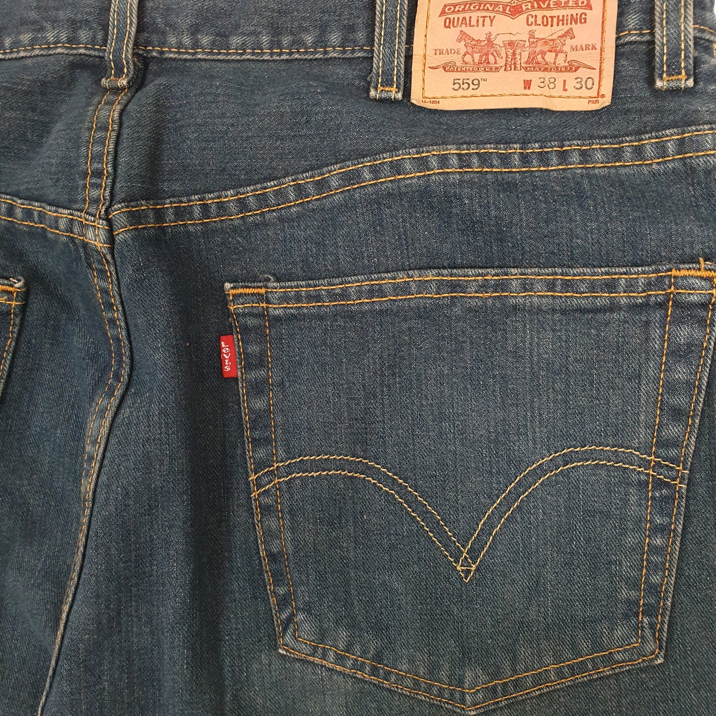 Levis 559 Relaxed Fit Jeans W38 L30 Blue