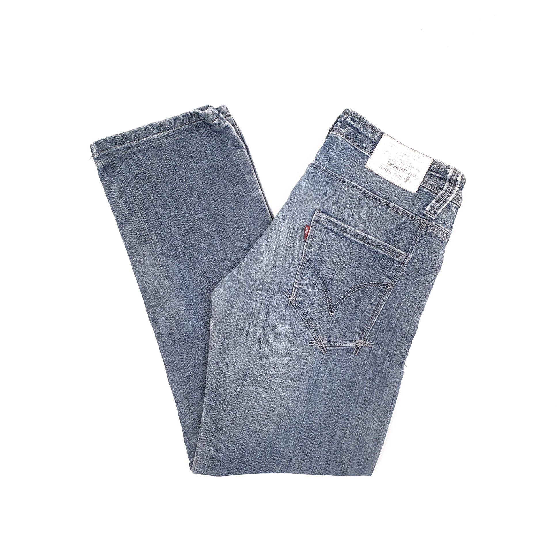 Levis Engineered Regular Fit Jeans UK8 Blue